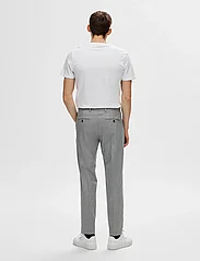 Selected Homme - SLHSLIM-MYLOLOGAN LIGHT GREY TRS B NOOS - formal trousers - light grey melange - 6