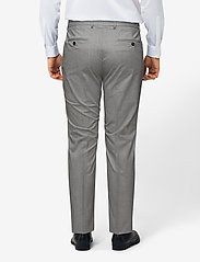 Selected Homme - SLHSLIM-MYLOLOGAN LIGHT GREY TRS B NOOS - formal trousers - light grey melange - 12