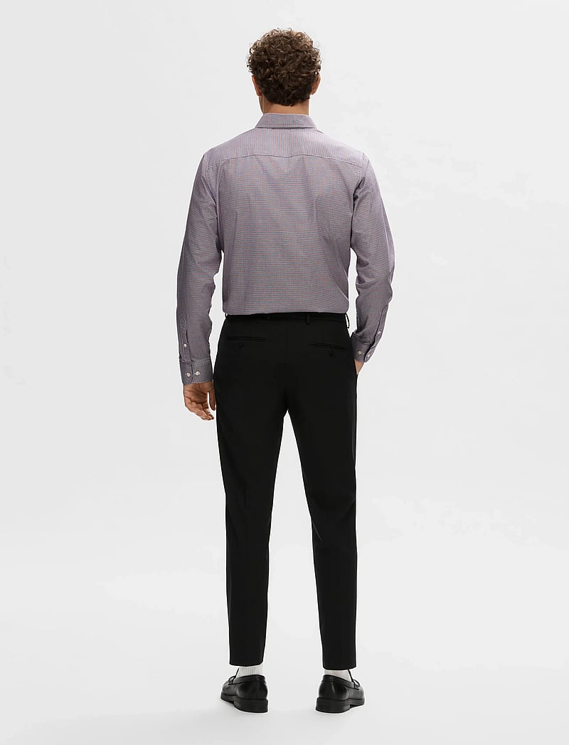 Selected - SLHSLIMNEW-MARK SHIRT LS NOOS - casual skjorter - bright white - 3