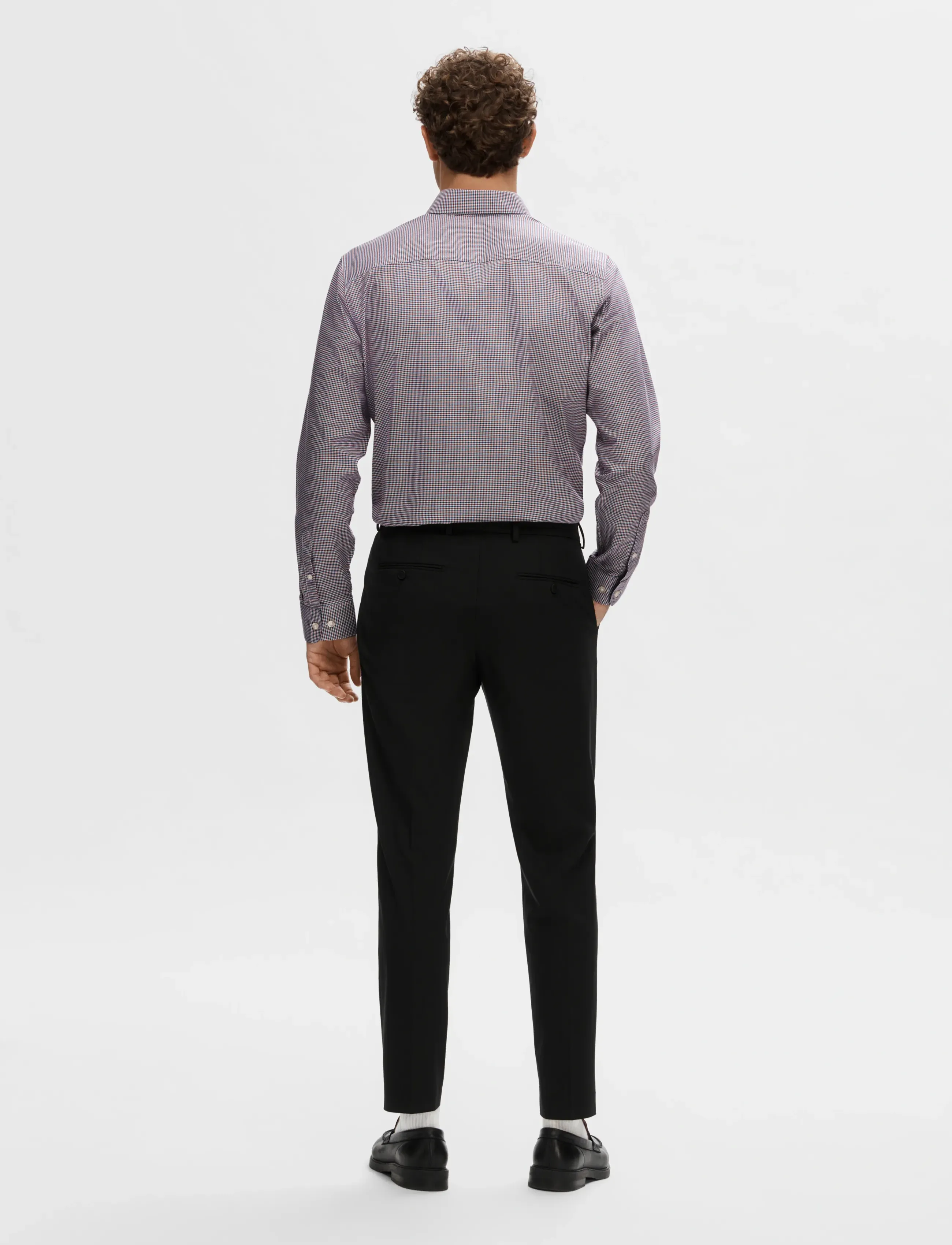Selected - SLHSLIMNEW-MARK SHIRT LS B NOOS - bright white - 2