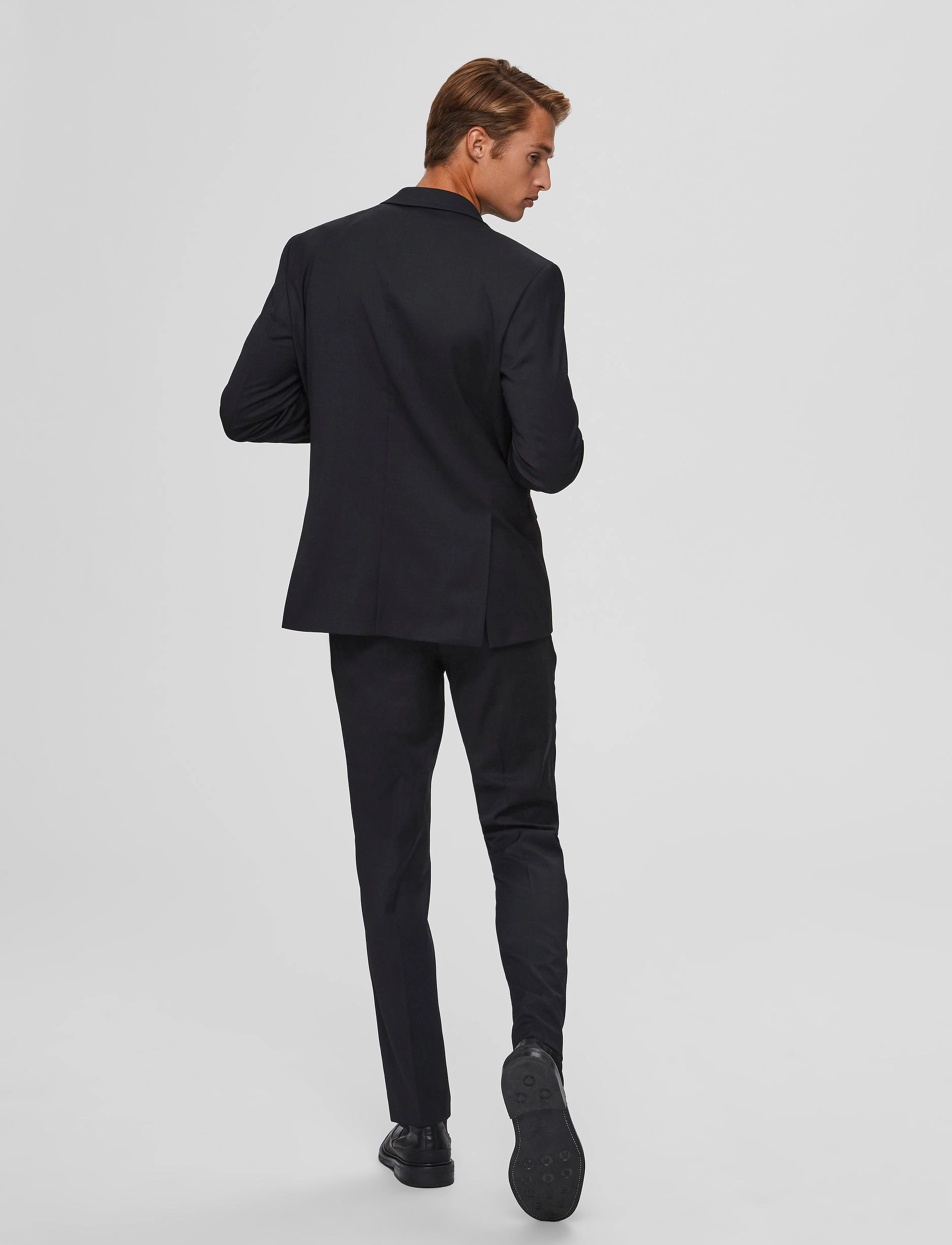 Selected Homme - SLHSLIM-MYLOBILL BLACK BLZ B NOOS - black - 3