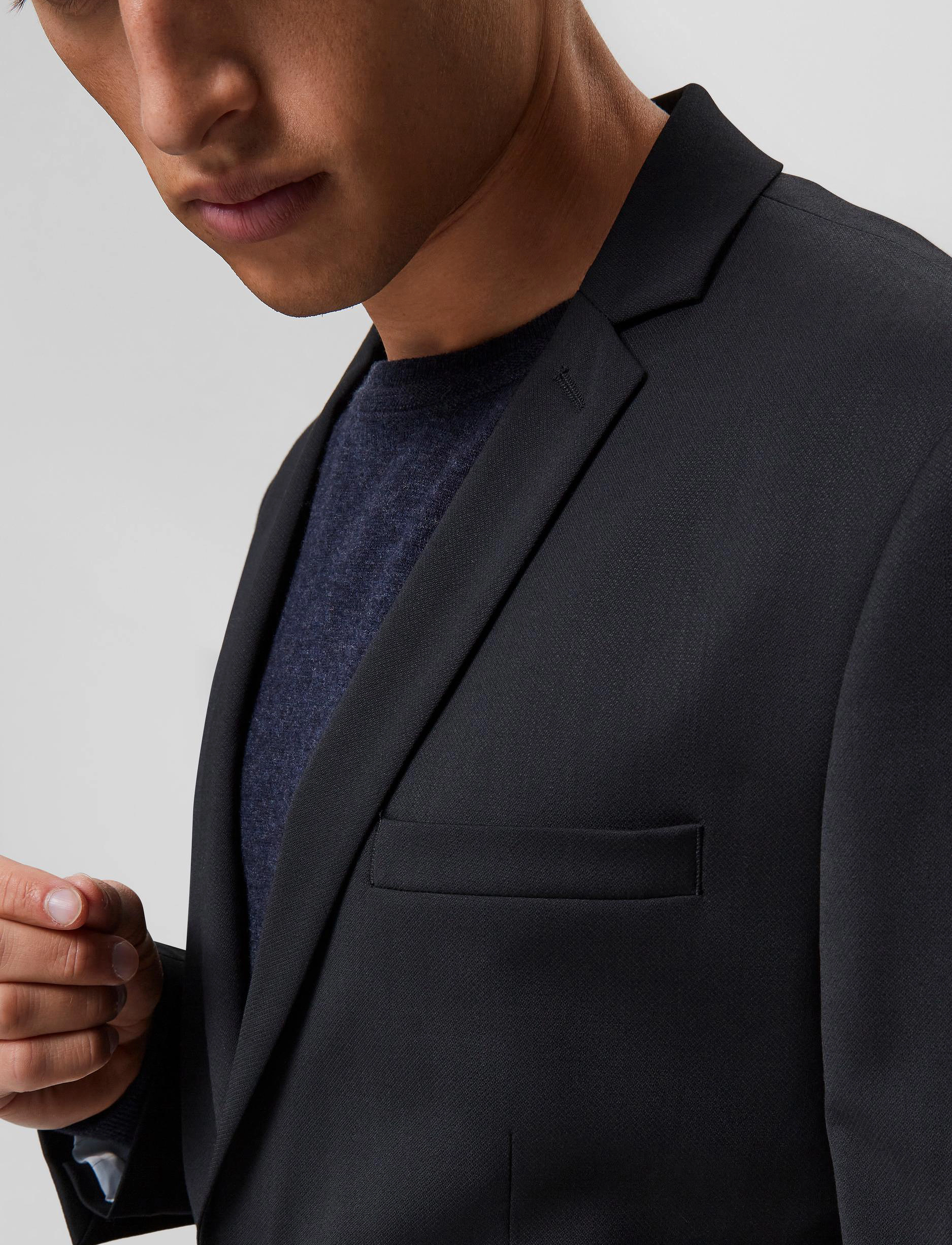 Selected Homme - SLHSLIM-MYLOBILL BLACK BLZ B NOOS - black - 5