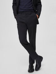 Selected Homme - SLHSLIM-MYLOBILL BLACK TRS B NOOS - kostiumo kelnės - black - 2