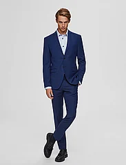 Selected Homme - SLHSLIM-MYLOBILL BLUE BLZ B NOOS - double breasted blazers - blue depths - 4
