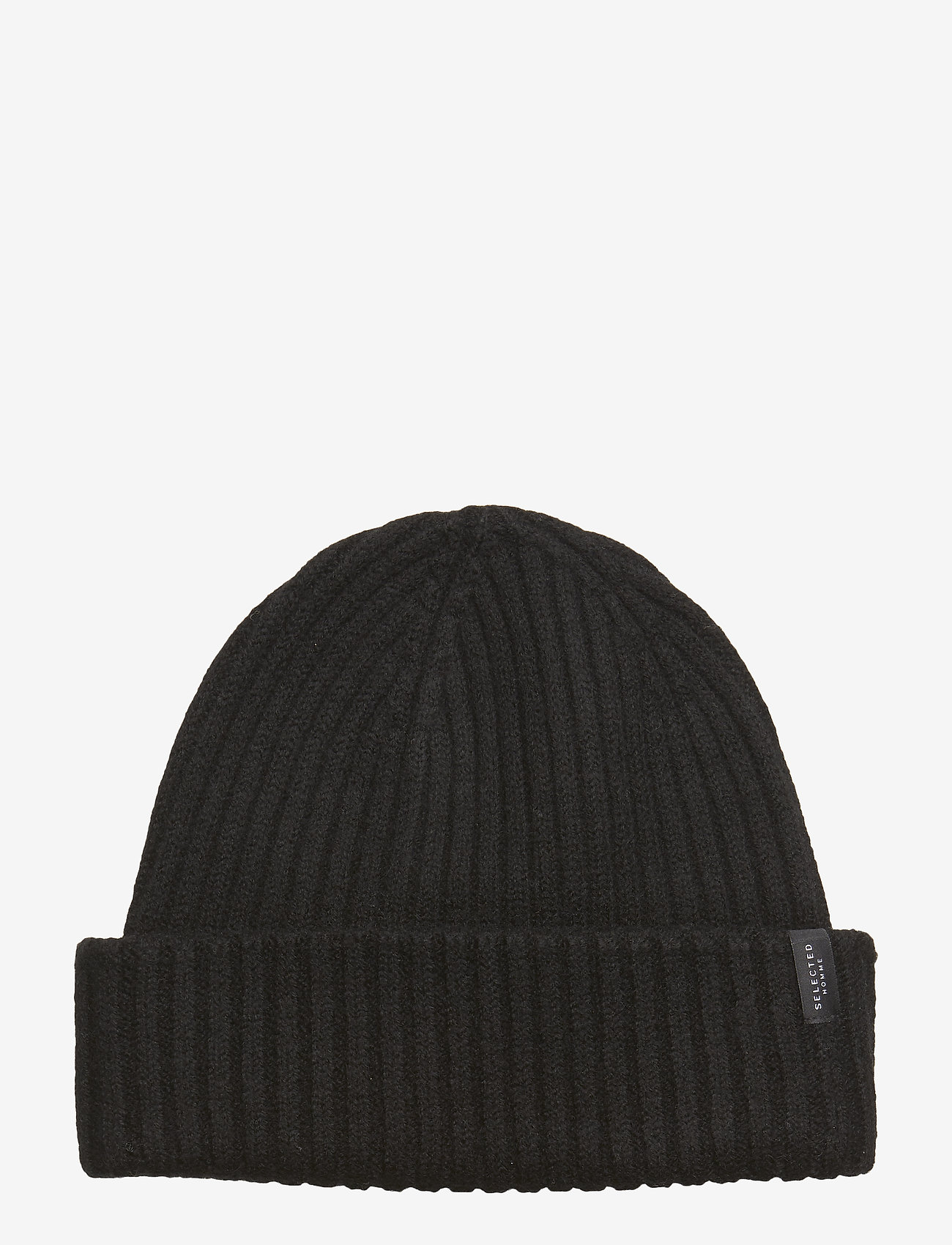Selected - SLHMERINO WOOL BEANIE B - black - 0