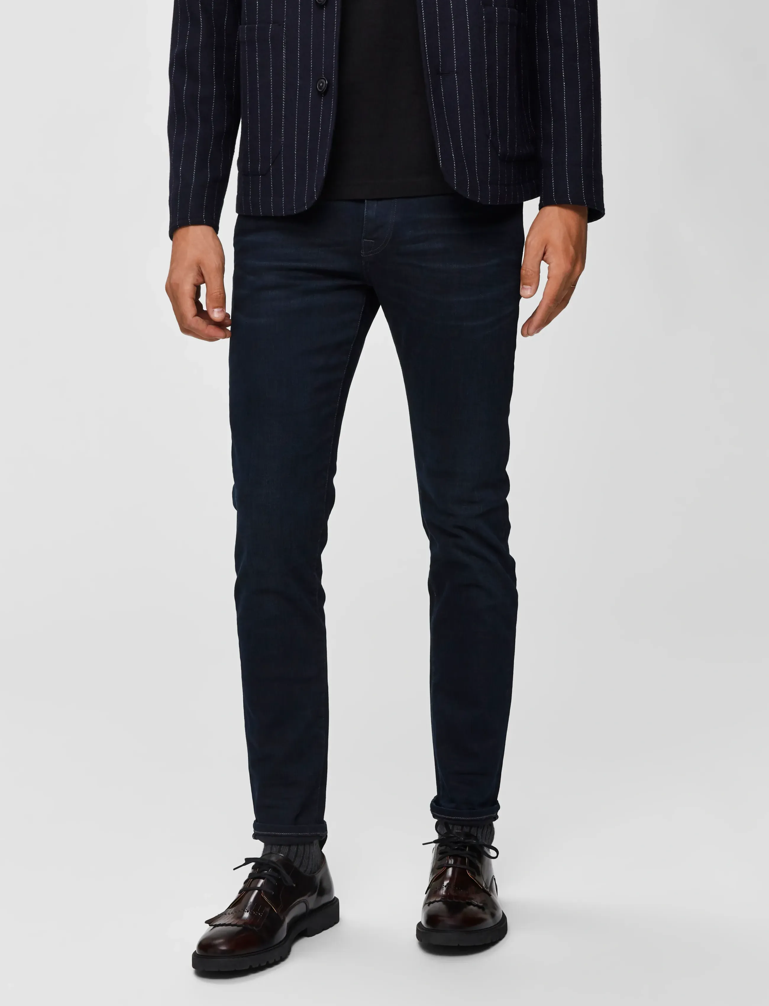 Selected SLH175-SLIMLEON 6155 BB SUPER JNS NOOS - Nach Stil kaufen - BLUE BLACK DENIM / blue