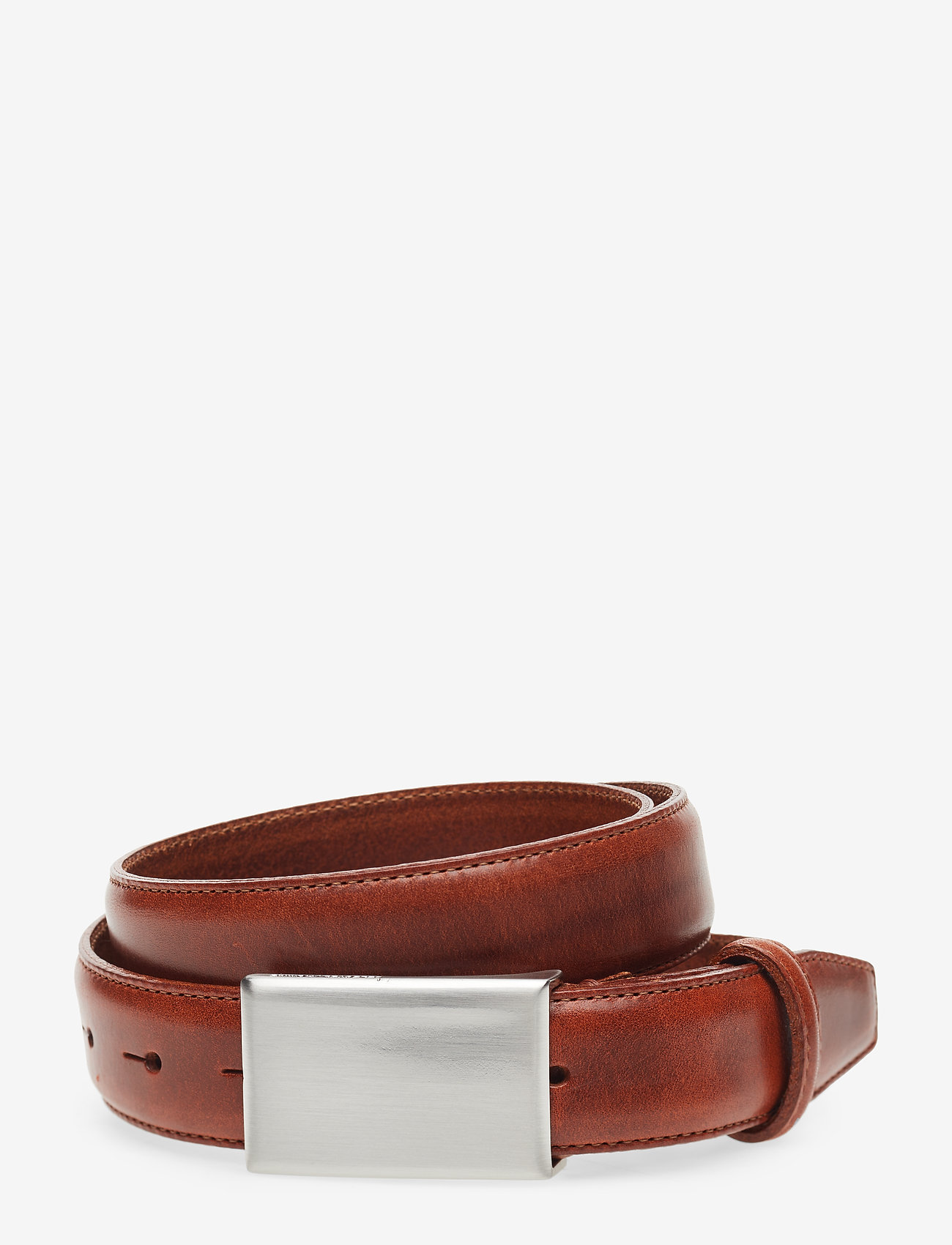 Selected Homme - SLHFILLIP FORMAL PLATE BELT  B - cognac - 0