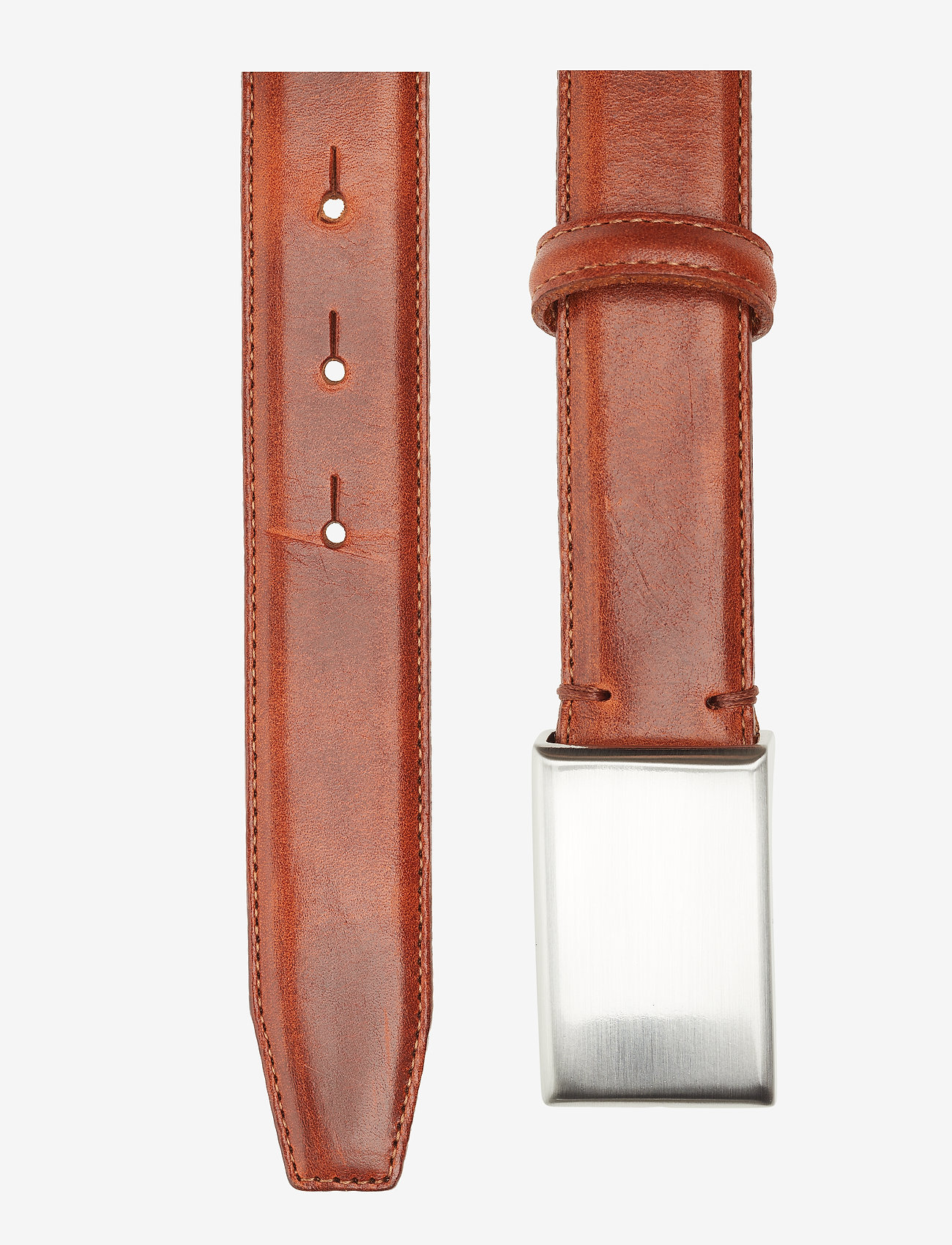 Selected Homme - SLHFILLIP FORMAL PLATE BELT  B - cognac - 1