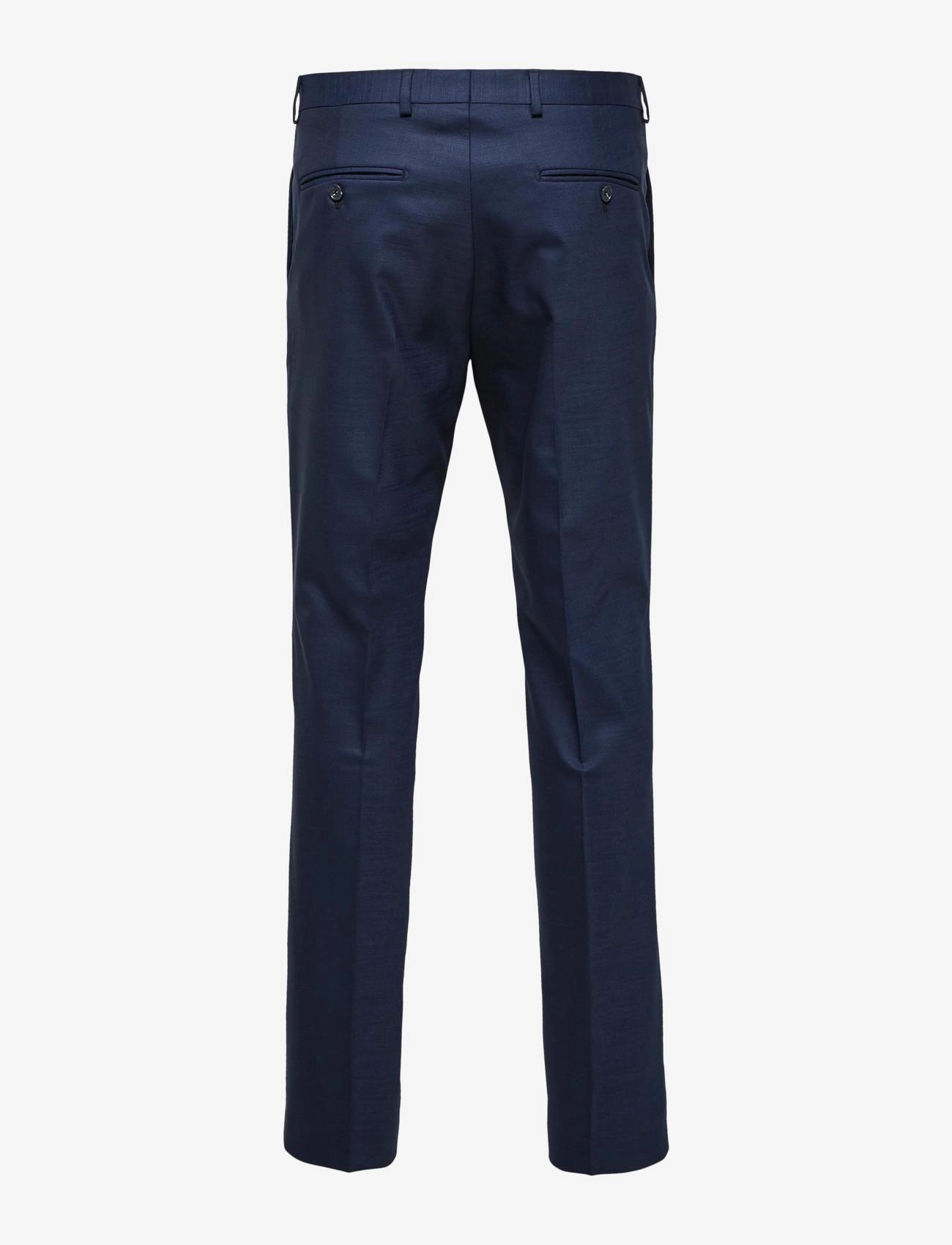 Selected - SLHSLIM-MYLOSTATE FLEX DK BL TRS B NOOS - jakkesætsbukser - dark blue - 2