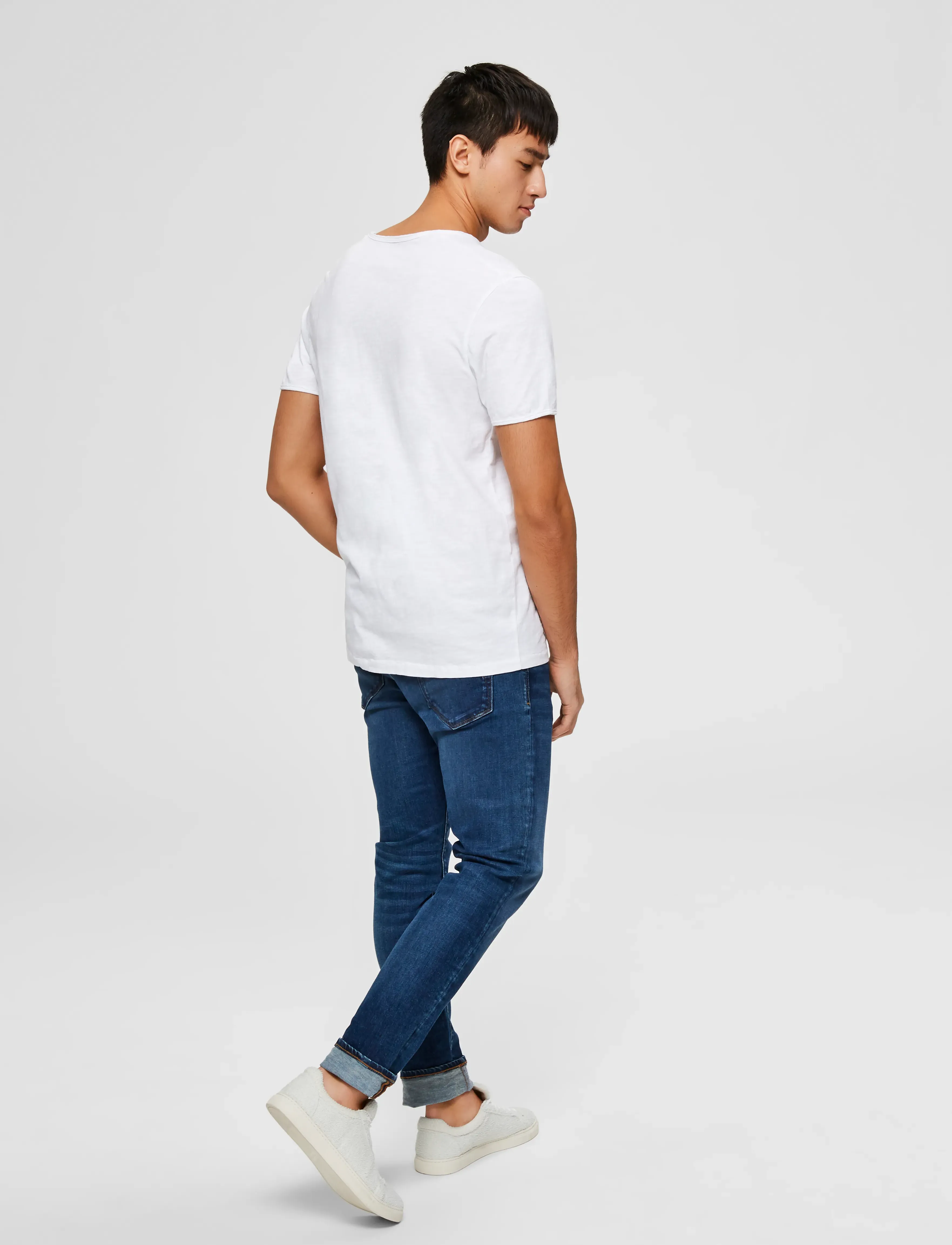 Selected - SLHMORGAN SS O-NECK TEE W - bright white - 3