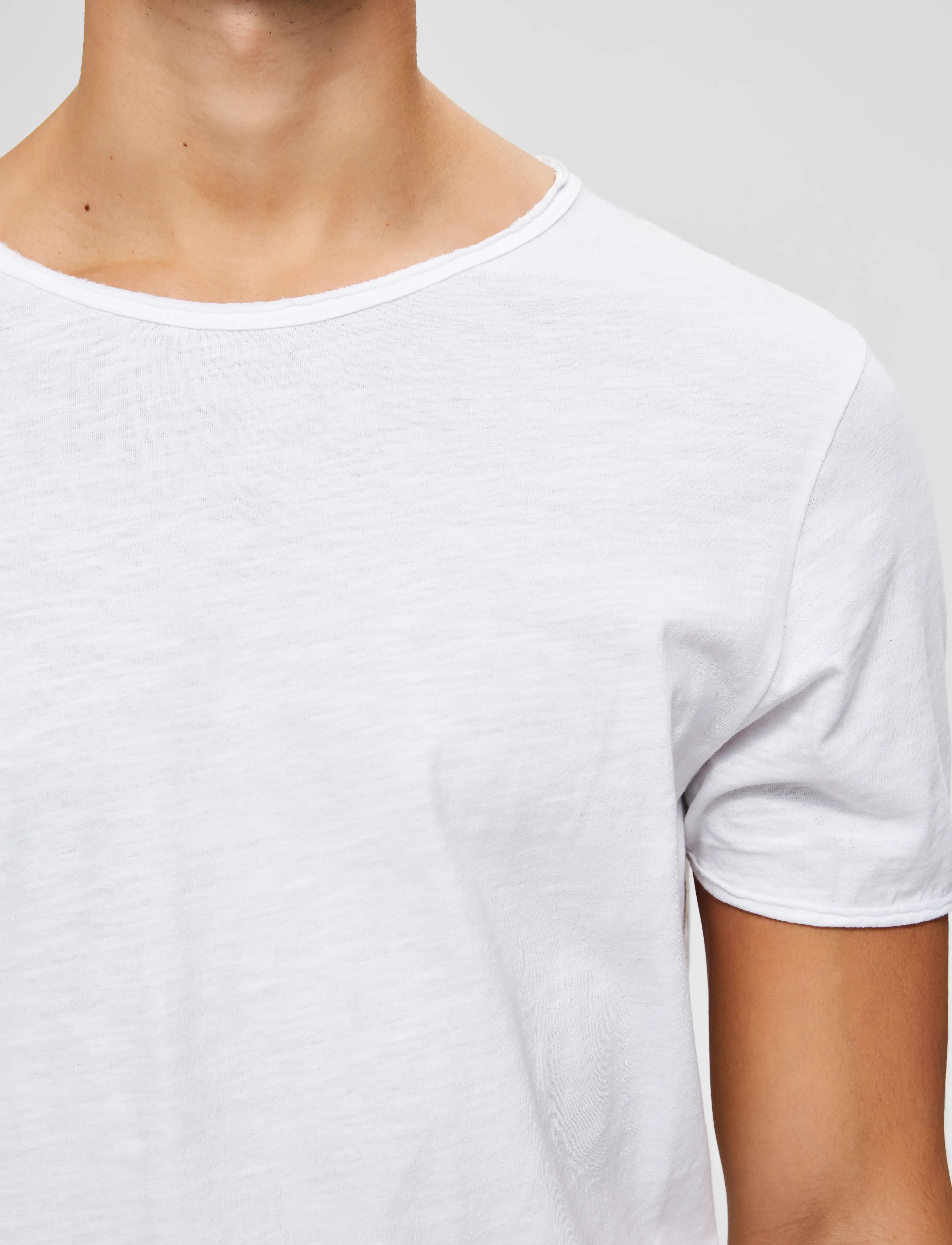 Selected - SLHMORGAN SS O-NECK TEE W - bright white - 5
