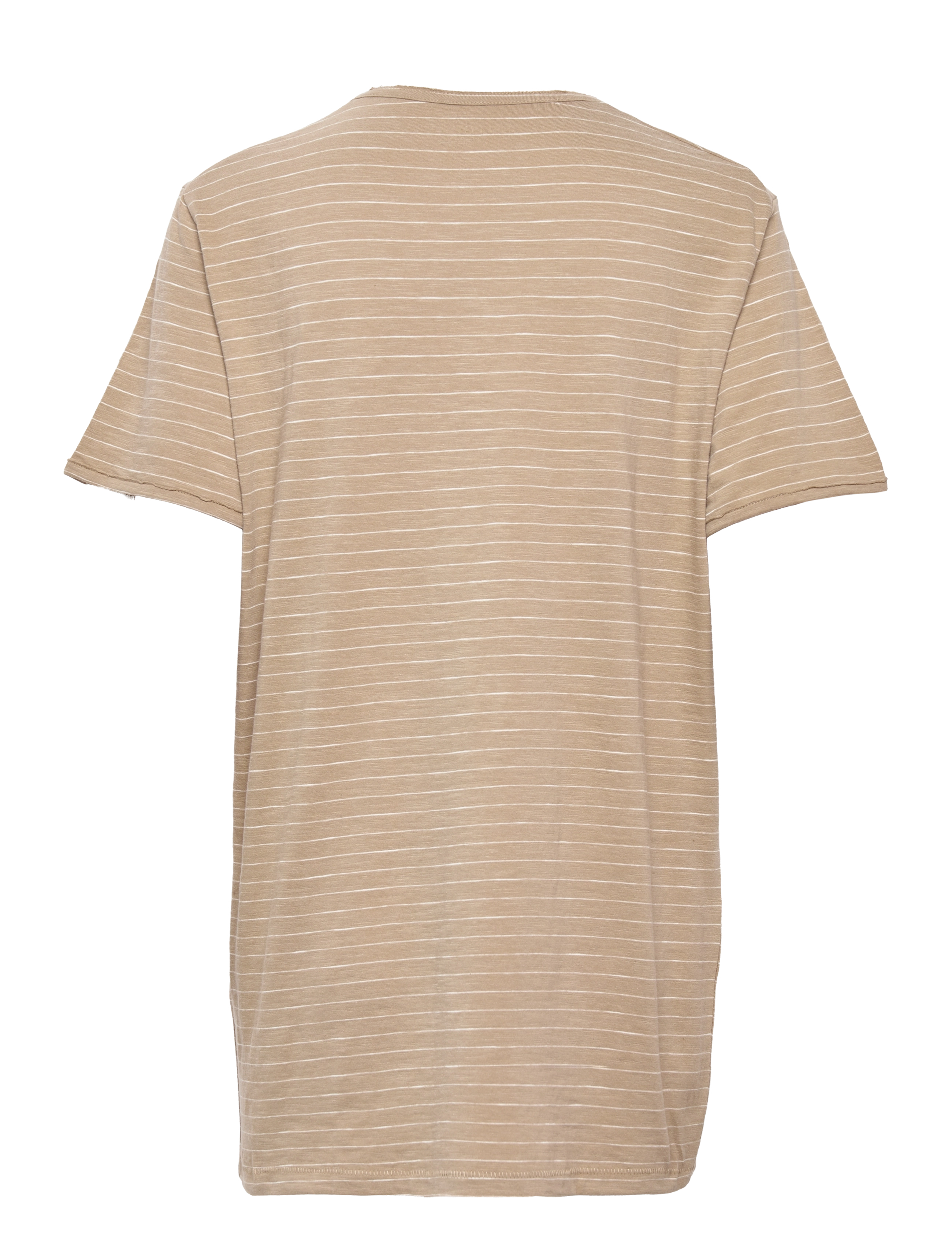 Selected Homme - SLHMORGAN STRIPE SS O-NECK TEE W - chinchilla - 1