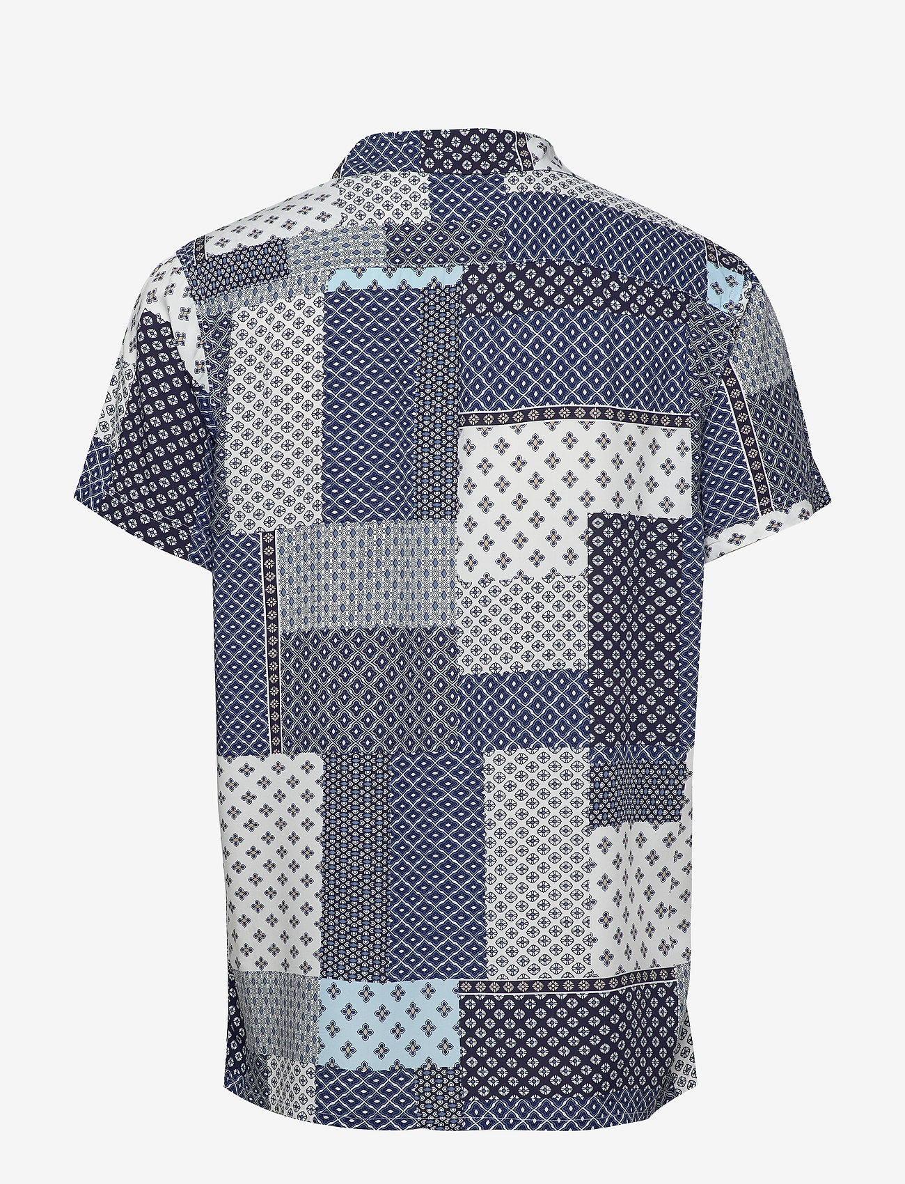 Selected Homme - SLHREGFUSE SHIRT SS AOP B - bluestone - 1