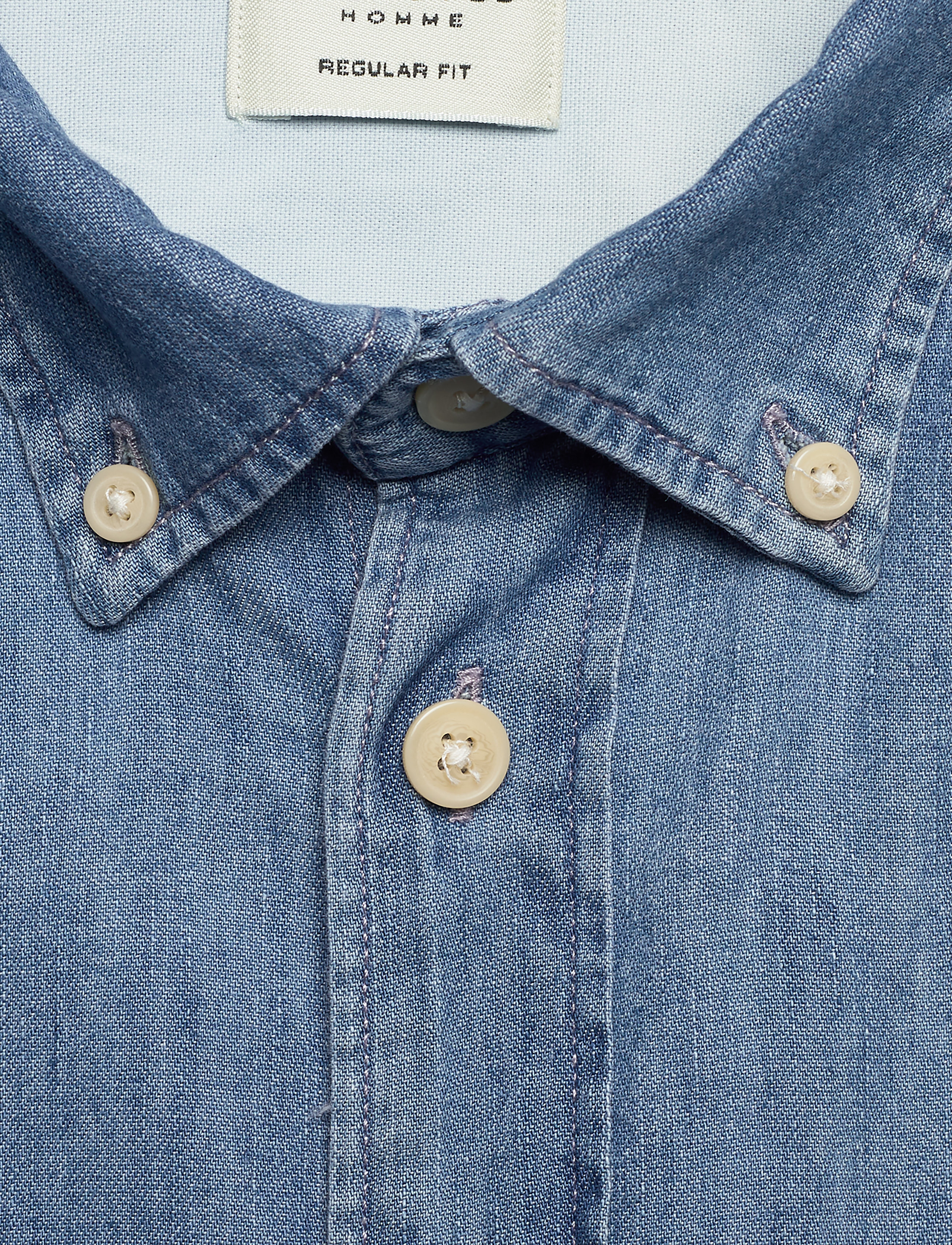 Selected Homme - SLHREGPERFECT-LARSON SHIRT LS W - light blue denim - 2