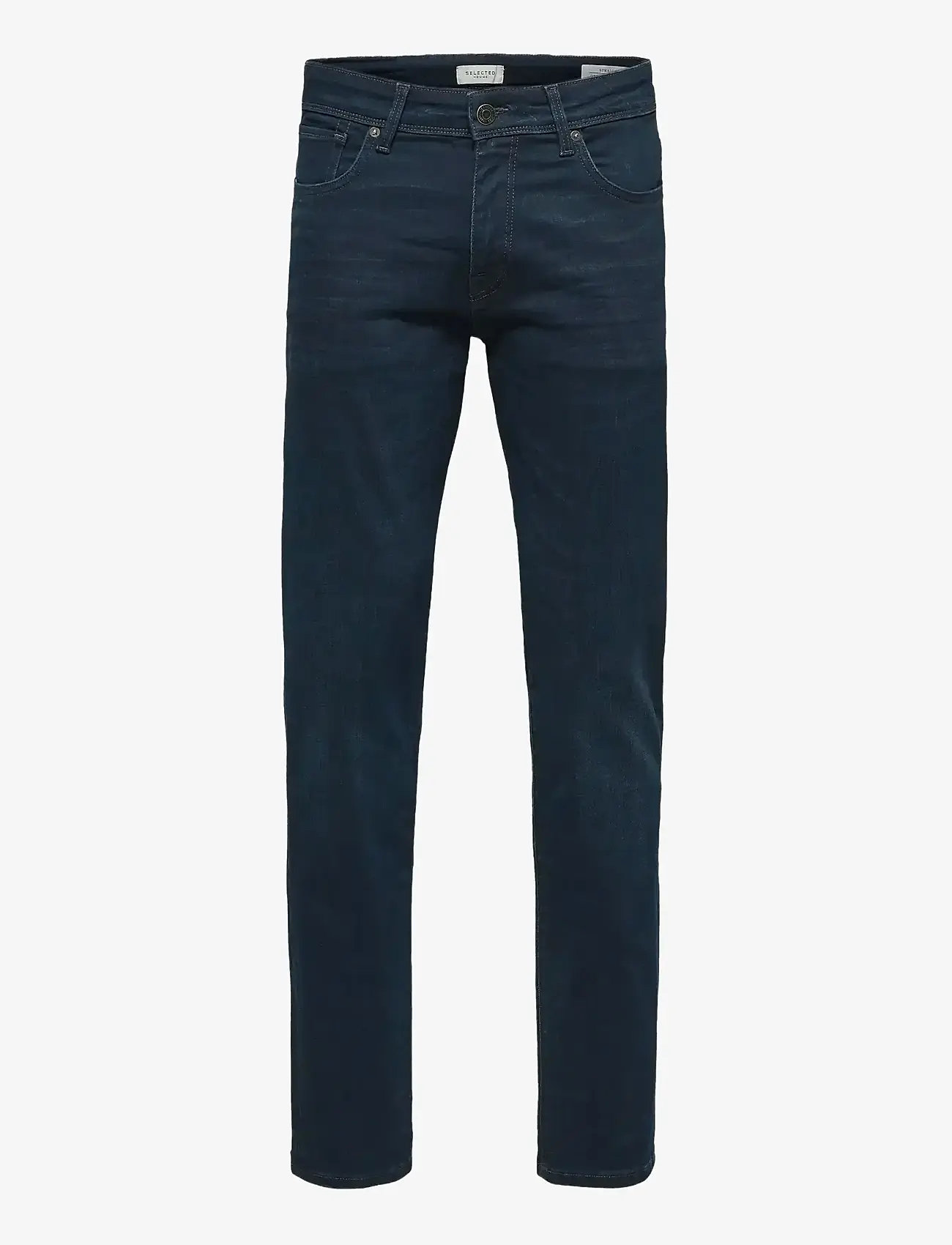 Selected - SLH196-STRAIGHT SCOTT 6155 BB JNS NOOS - regular jeans - blue black denim - 1