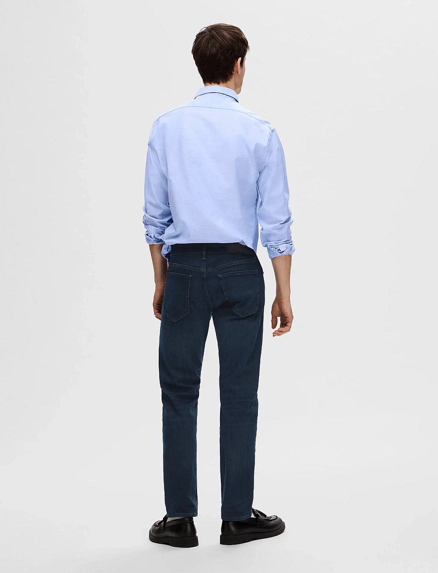 Selected - SLH196-STRAIGHT SCOTT 6155 BB JNS NOOS - normale jeans - blue black denim - 3