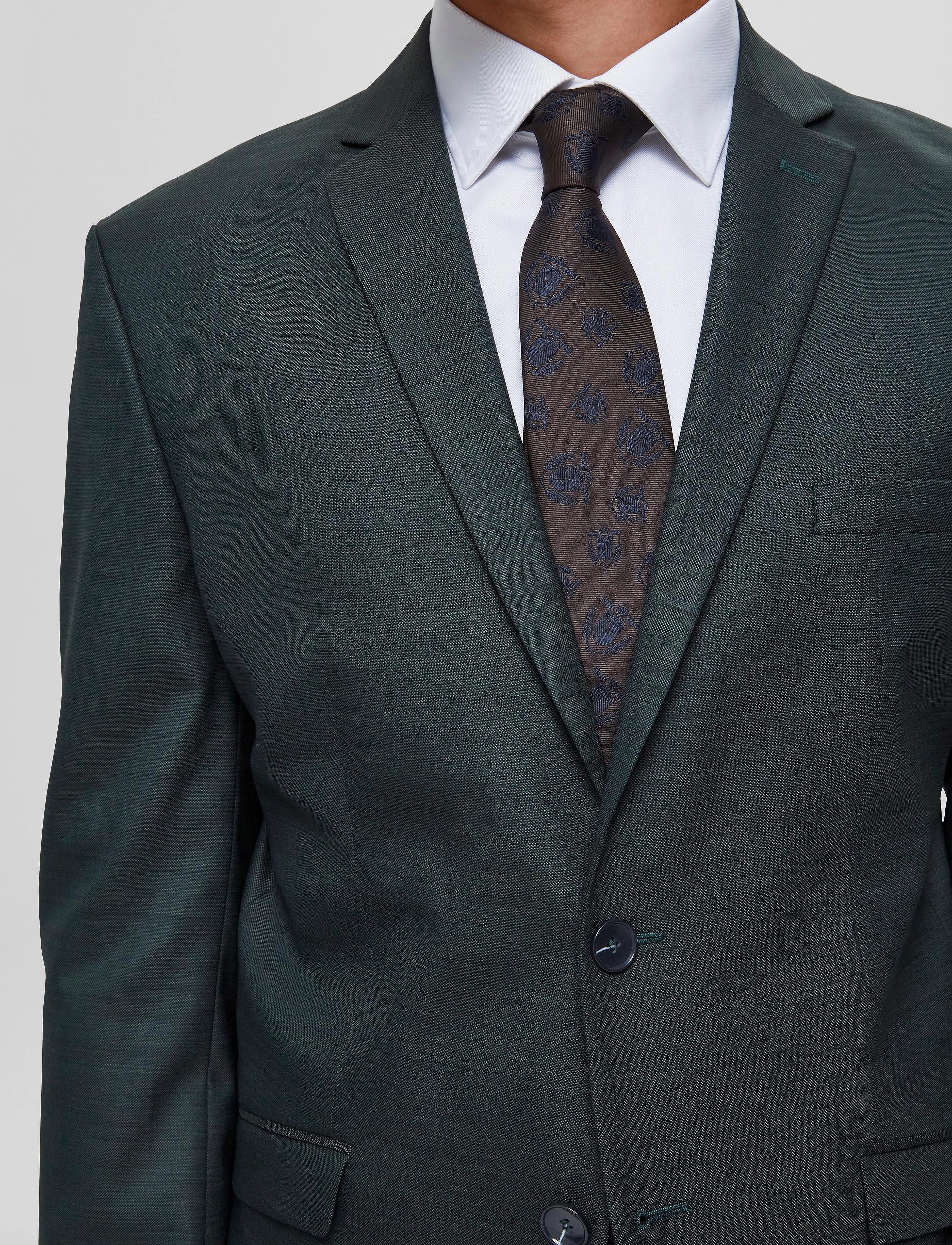 Selected - SLHSLIM-MYLOSTATE FLEX GREEN BLZ B - dark green - 5
