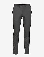 Selected Homme - SLHSLIM-CARLO FLEX PANTS B - pantalons habillés - grey melange - 0