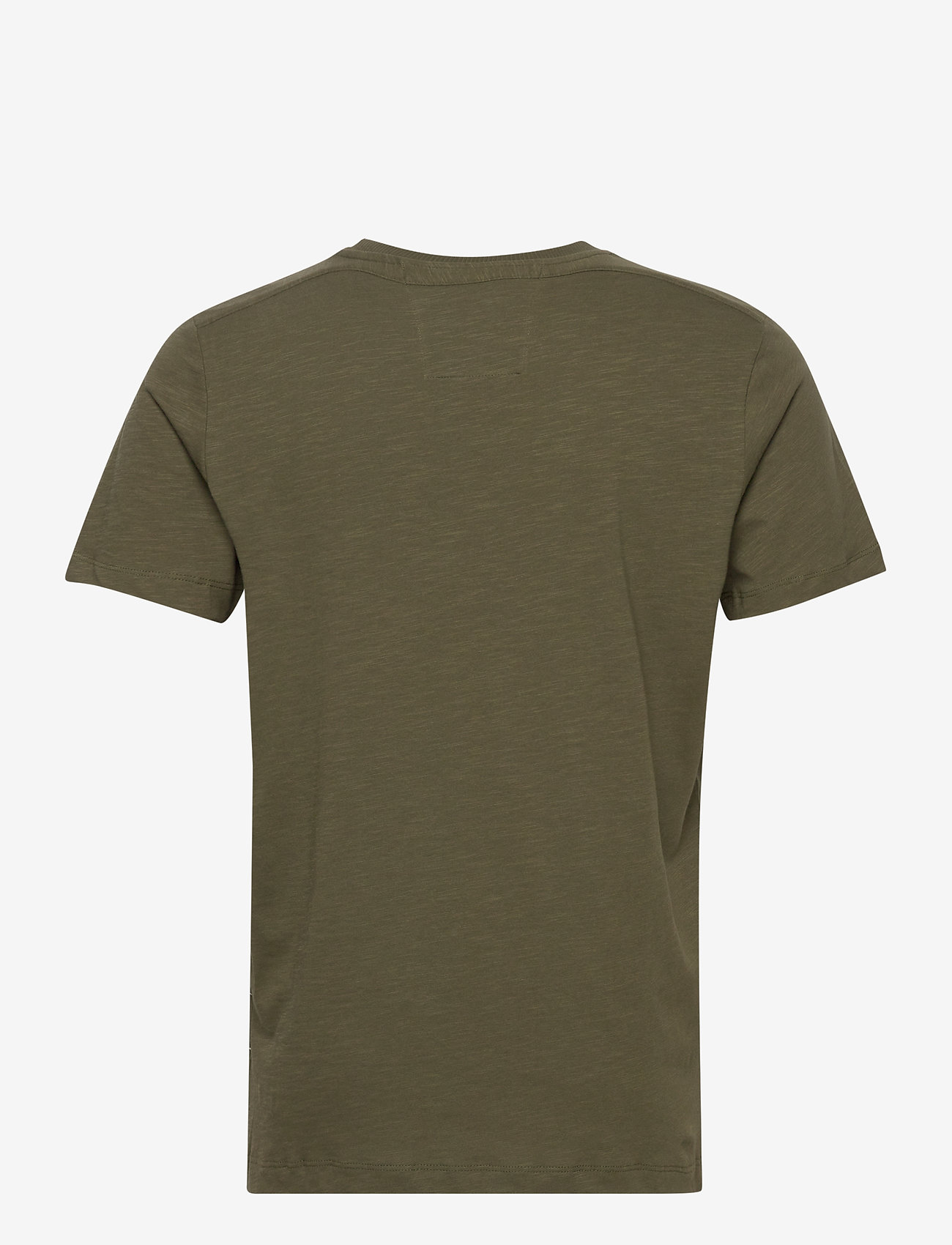 Selected Homme - SLHJARED SLUB SS O-NECK TEE W - rifle green - 1