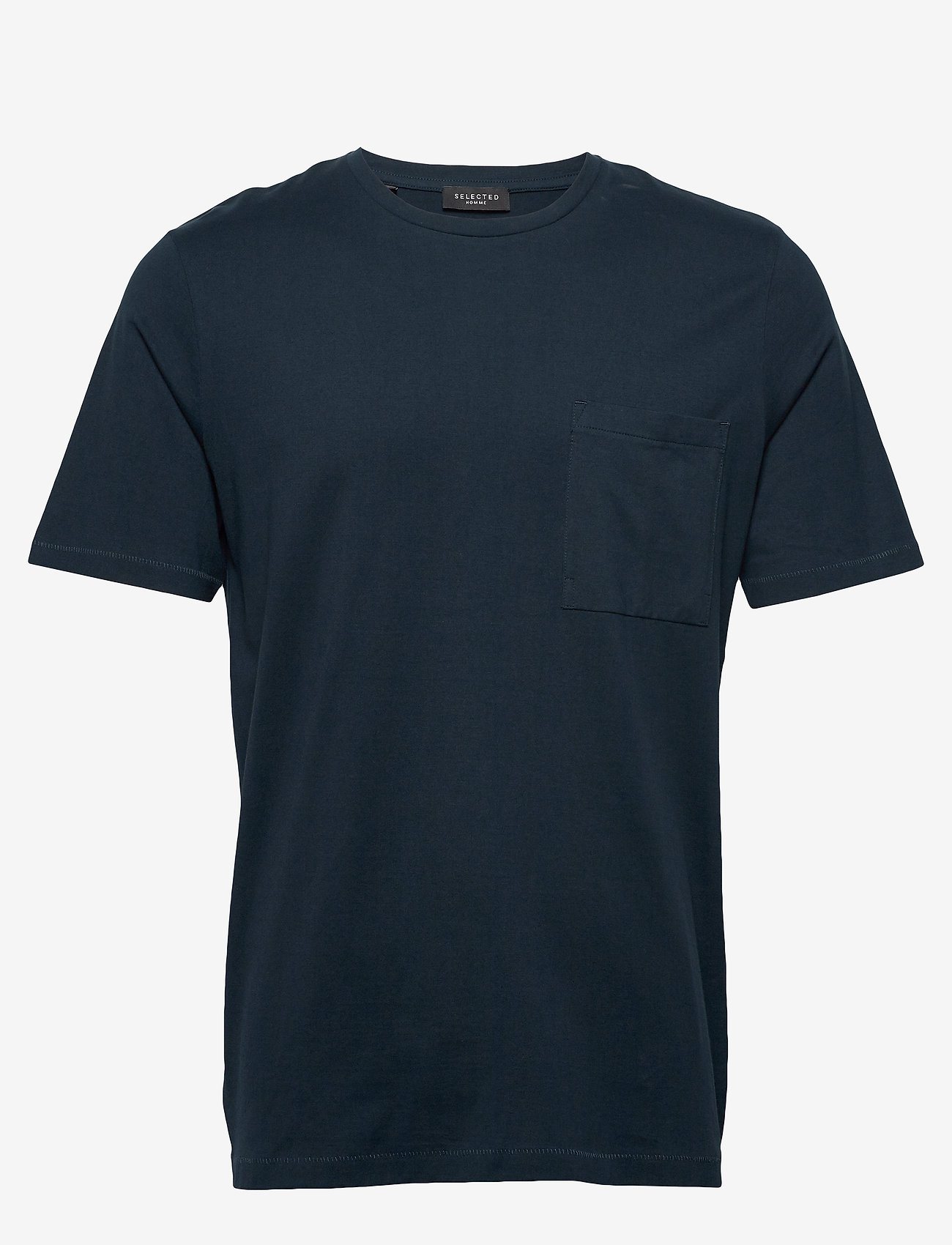 Selected Homme - SLHLOUI SS O-NECK TEE B - sky captain - 0