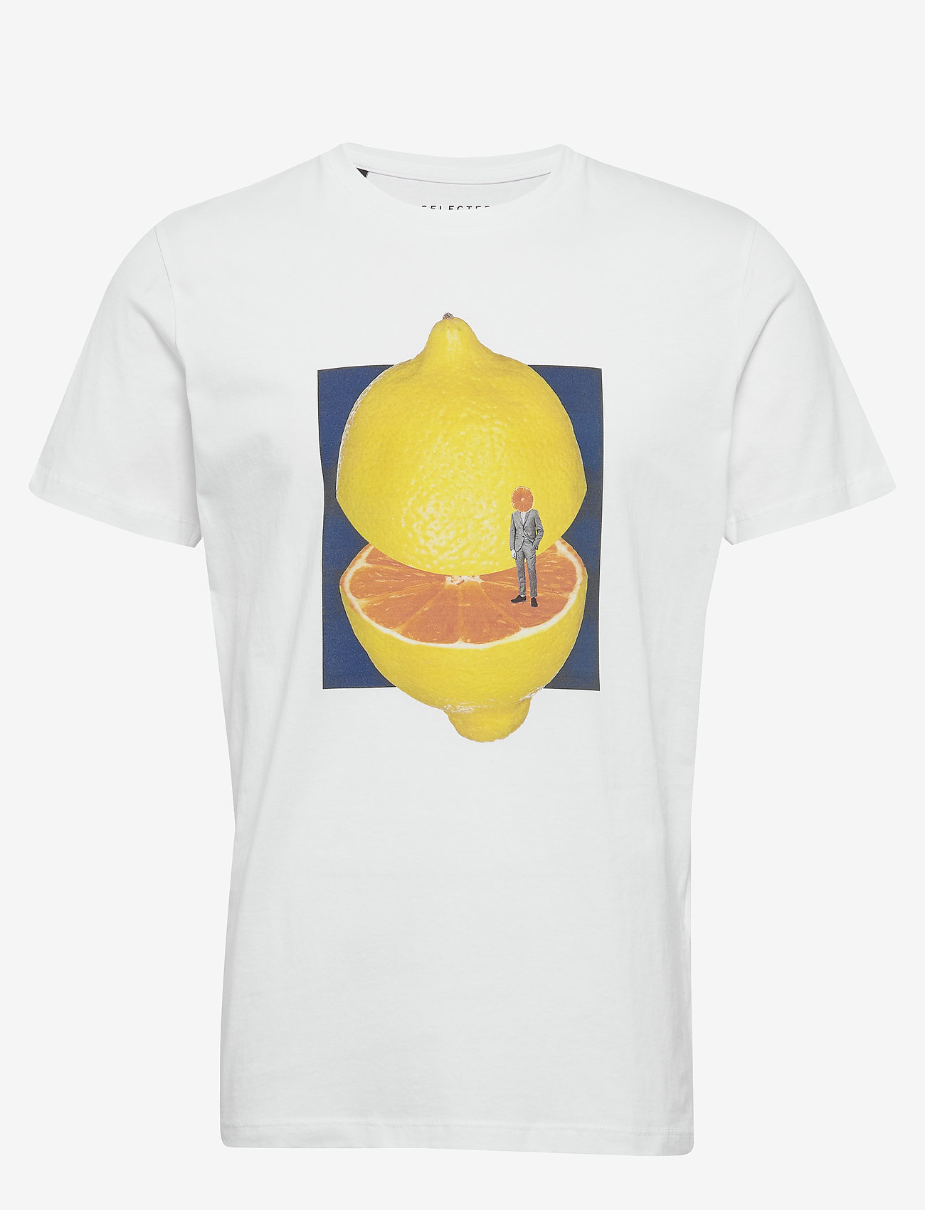 Selected Homme - SLHEVAN SS O-NECK TEE B - bright white - 0