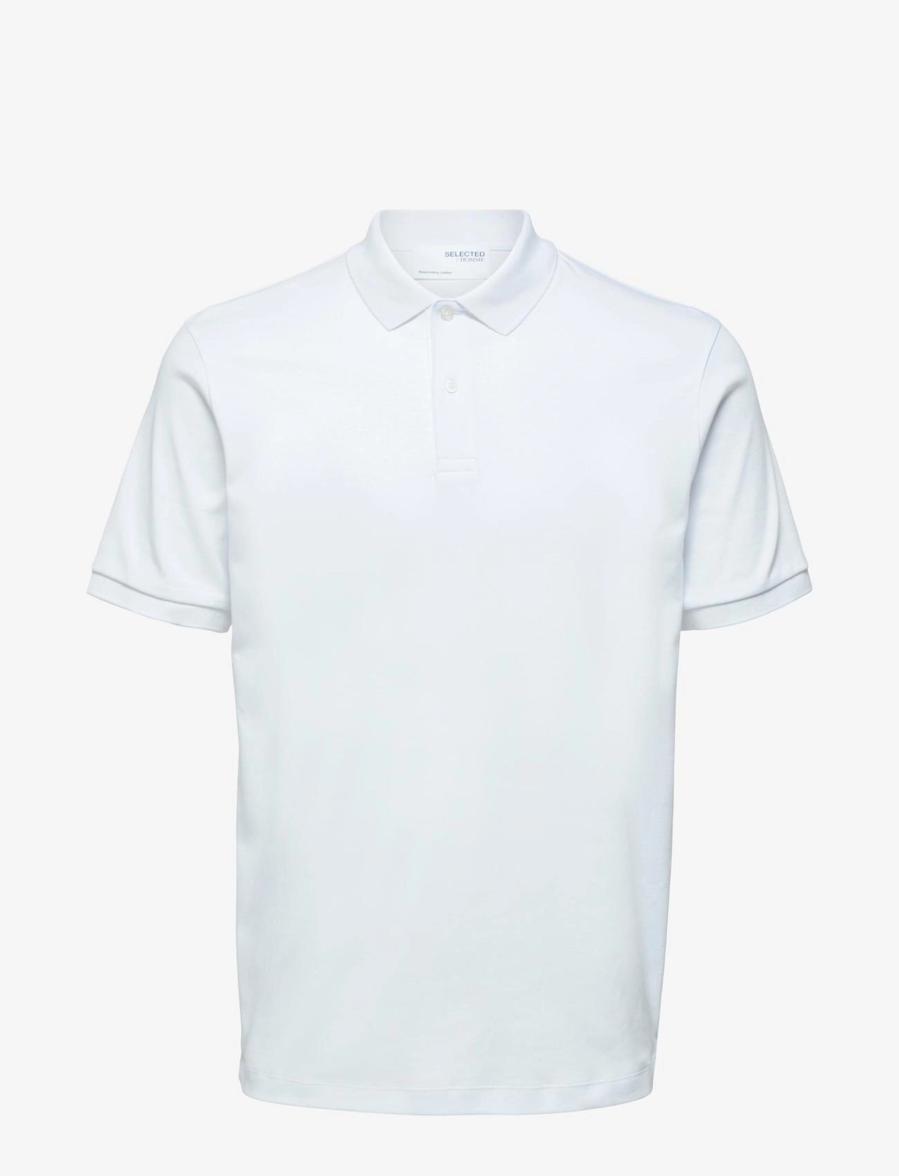 Selected Homme - SLHPARIS SS POLO B - bright white - 0