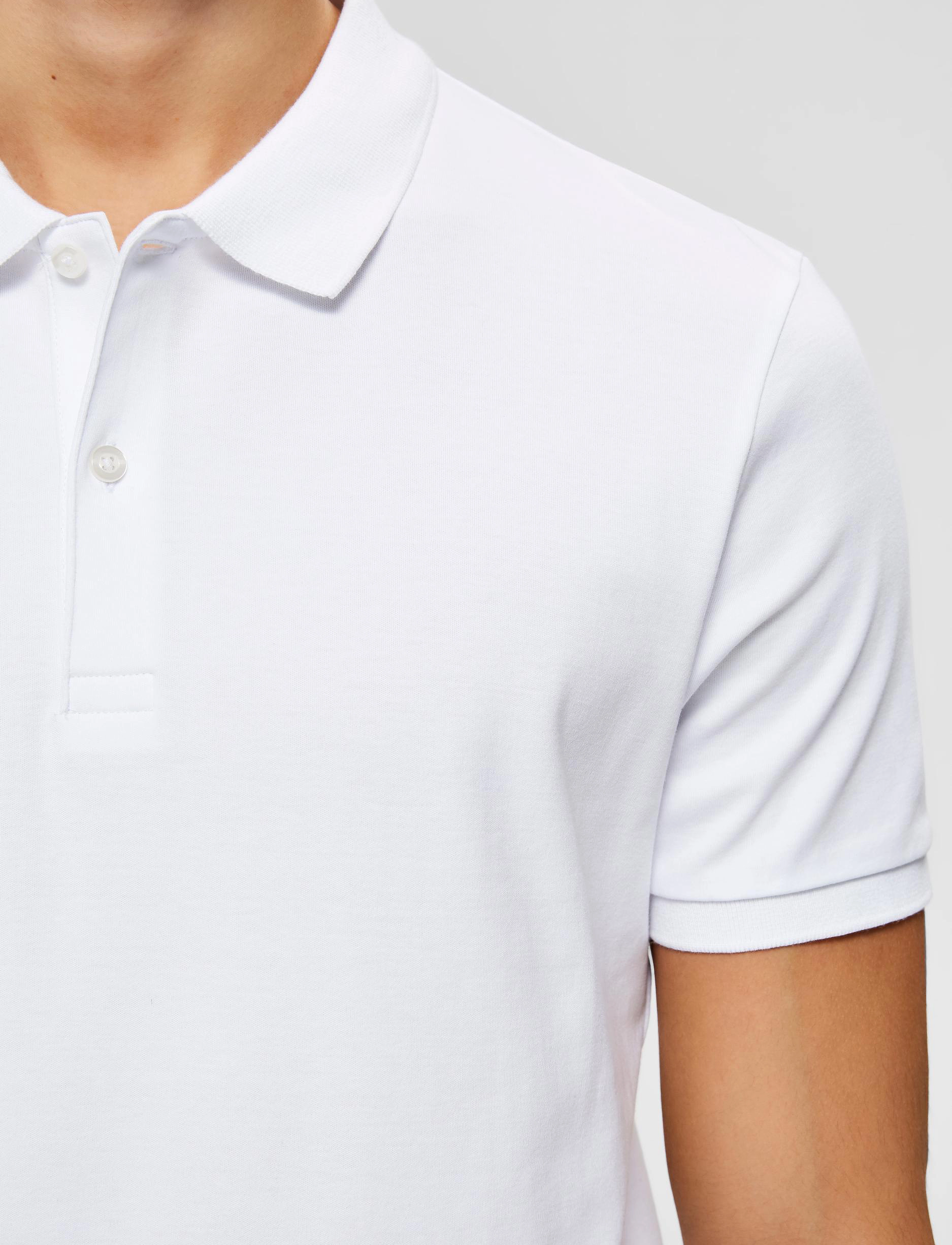 Selected Homme - SLHPARIS SS POLO B - bright white - 5