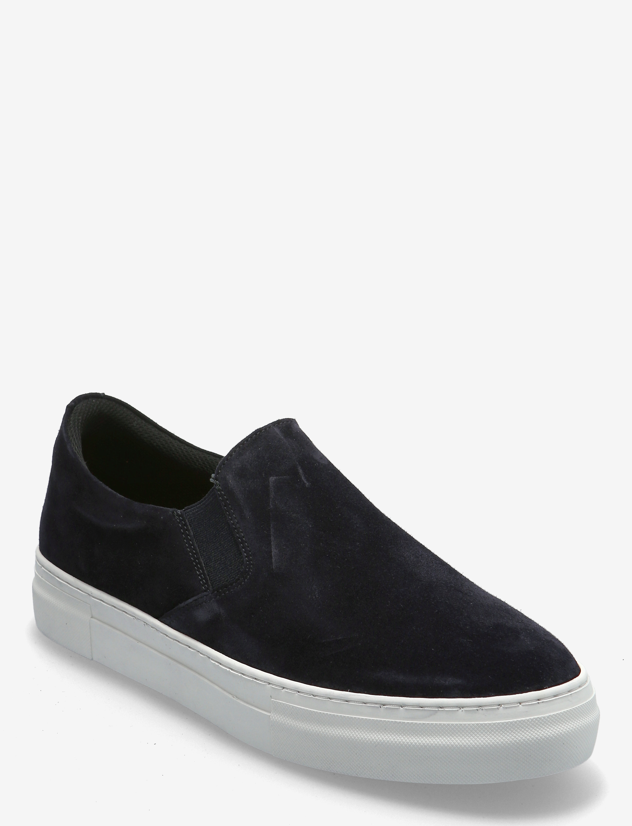 SLHDAVID CHUNKY SUEDE SLIPON - DARK NAVY