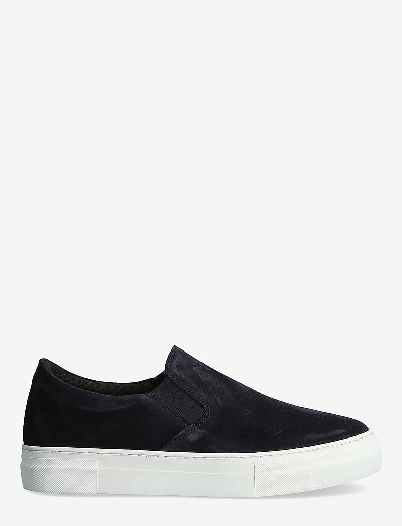 Selected - SLHDAVID CHUNKY SUEDE SLIPON - slip-on sneakers - dark navy - 2