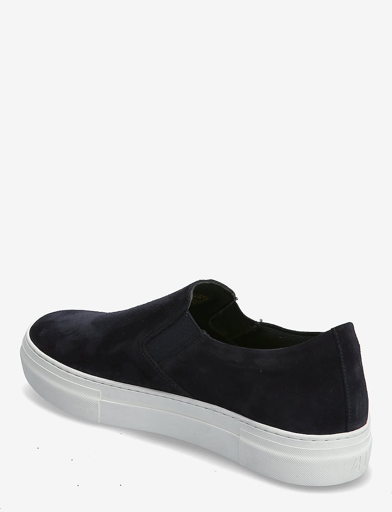 Selected - SLHDAVID CHUNKY SUEDE SLIPON - slip on sneakers - dark navy - 3