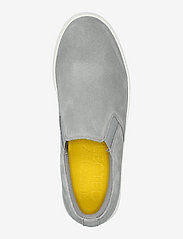 Selected Homme - SLHDAVID CHUNKY SUEDE SLIPON - slip-on sneakers - grey - 3