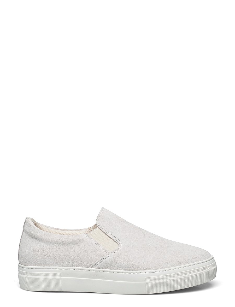 Selected - SLHDAVID CHUNKY SUEDE SLIPON - baskets slip-ons - white - 2