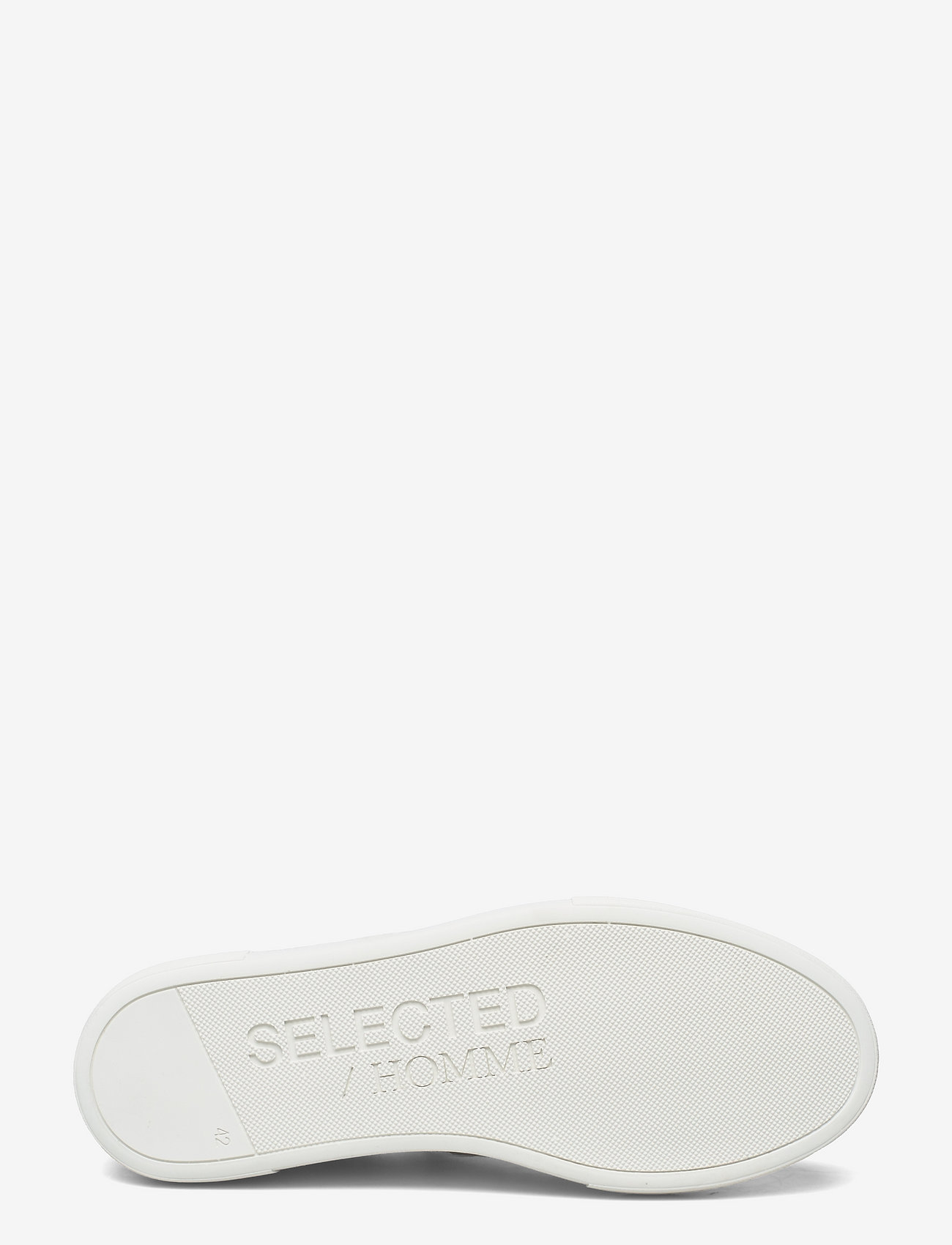 Selected - SLHDAVID CHUNKY SUEDE SLIPON - slip on sneakers - white - 5