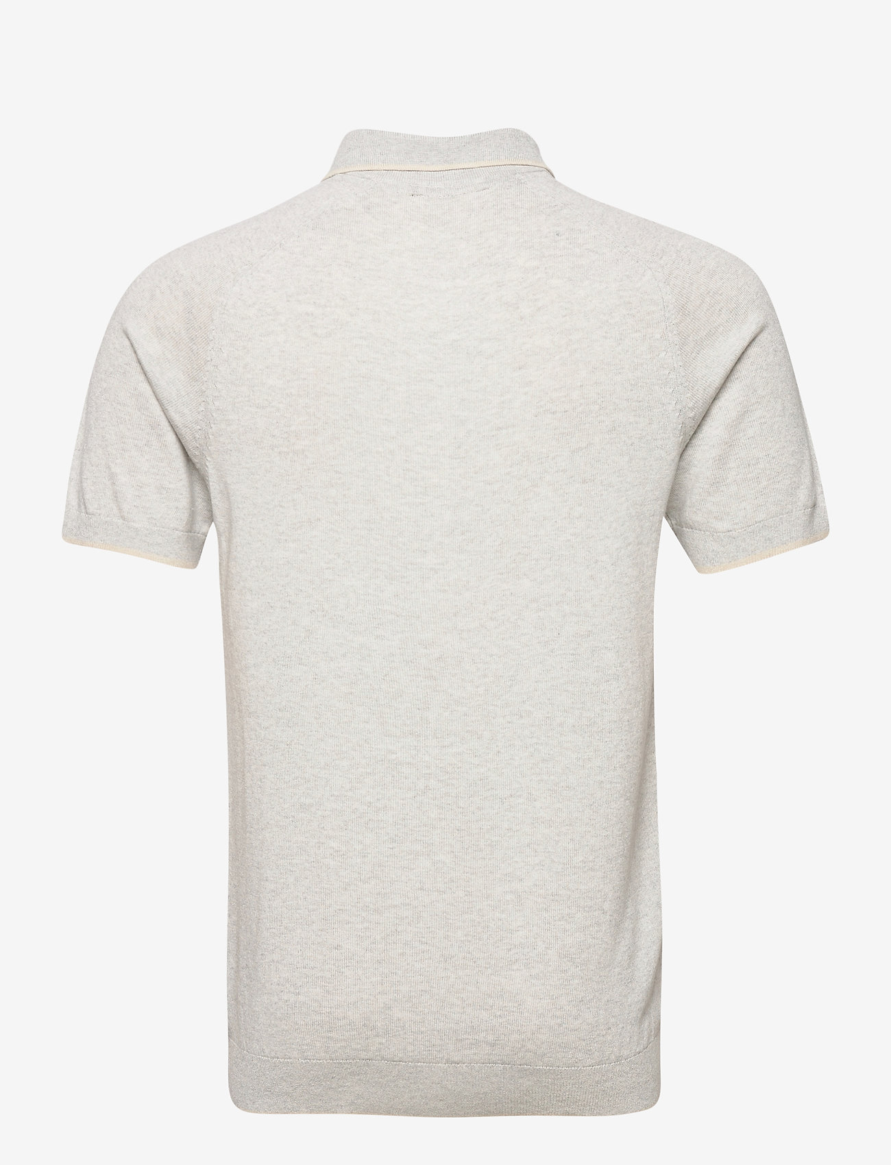 Selected Homme - SLHMOON SS POLO B - silver cloud - 1