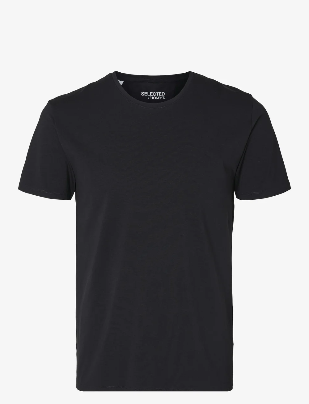 Selected - SLHNEWPIMA SS O-NECK TEE NOOS - kurzärmelig - black - 1