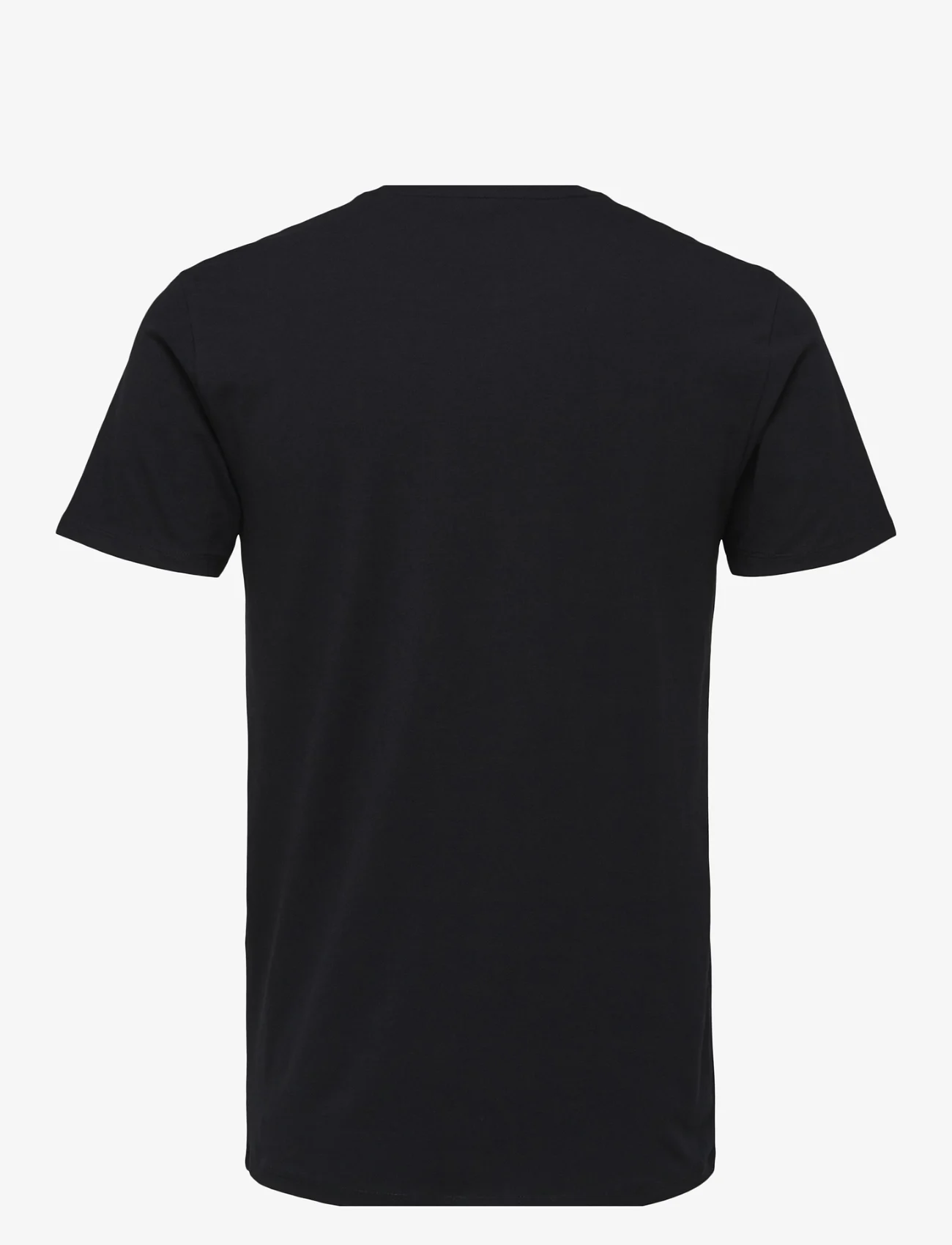 Selected Homme - SLHNEWPIMA SS O-NECK TEE B - lowest prices - black - 1