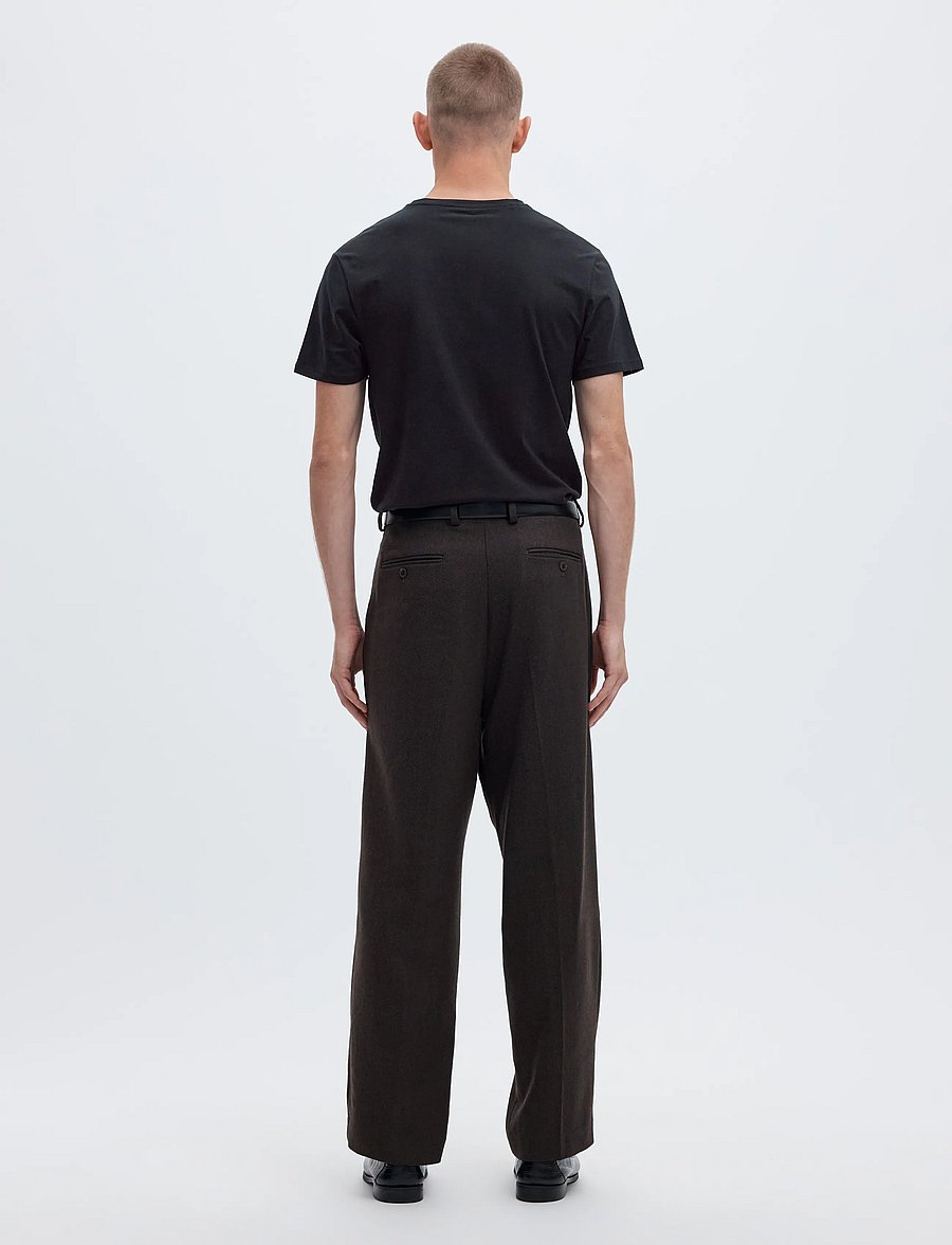 Selected - SLMNEWPIMA SS O-NECK TEE NOOS - kurzärmelige t-shirts - black - 3