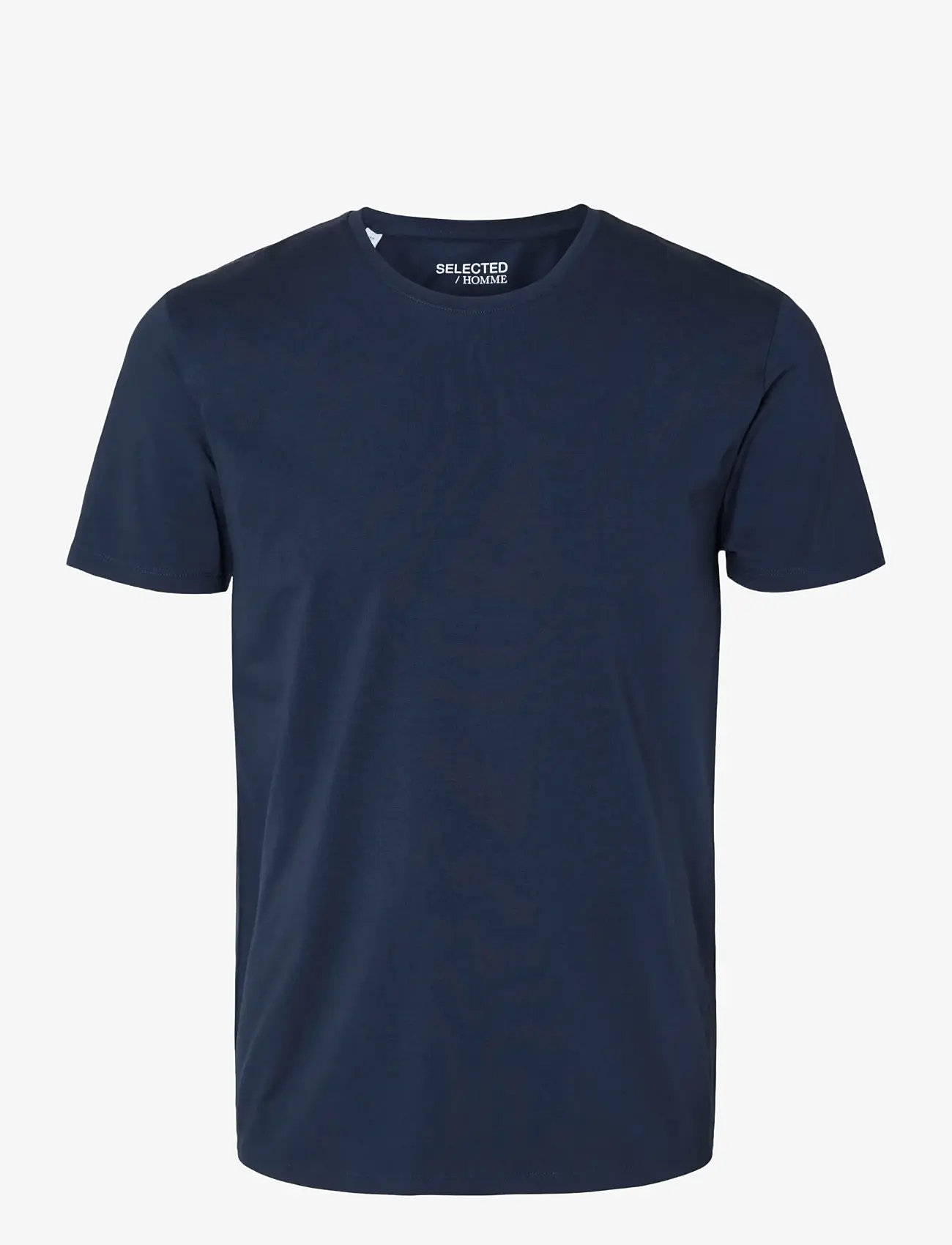 Selected - SLHNEWPIMA SS O-NECK TEE NOOS - kurzärmelig - navy blazer - 1
