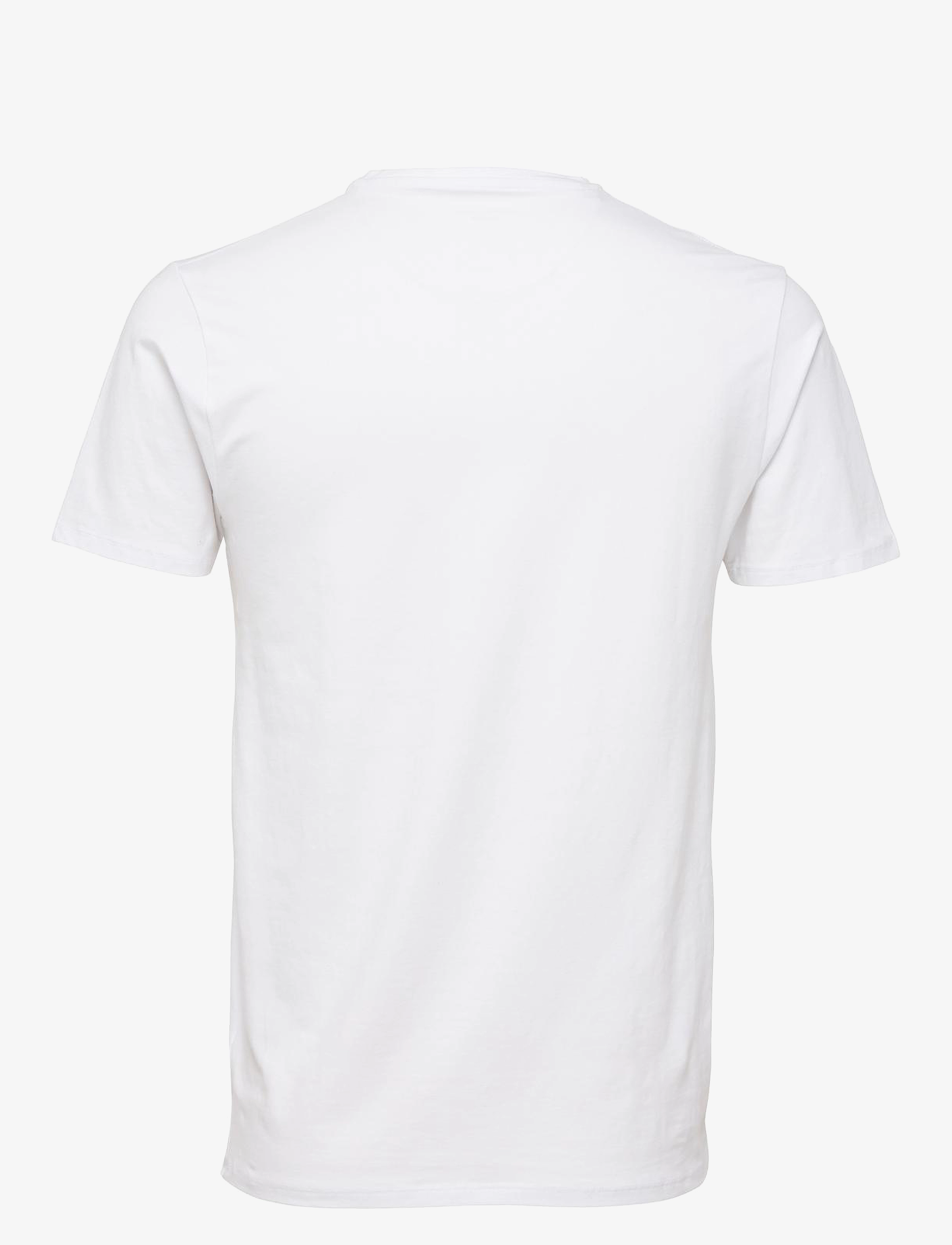 Selected - SLMNEWPIMA SS V-NECK TEE NOOS - die niedrigsten preise - bright white - 2
