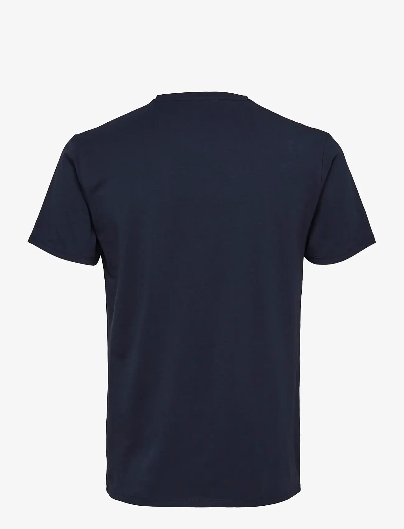 Selected - SLMNEWPIMA SS V-NECK TEE NOOS - t-shirts med v-hals - navy blazer - 2