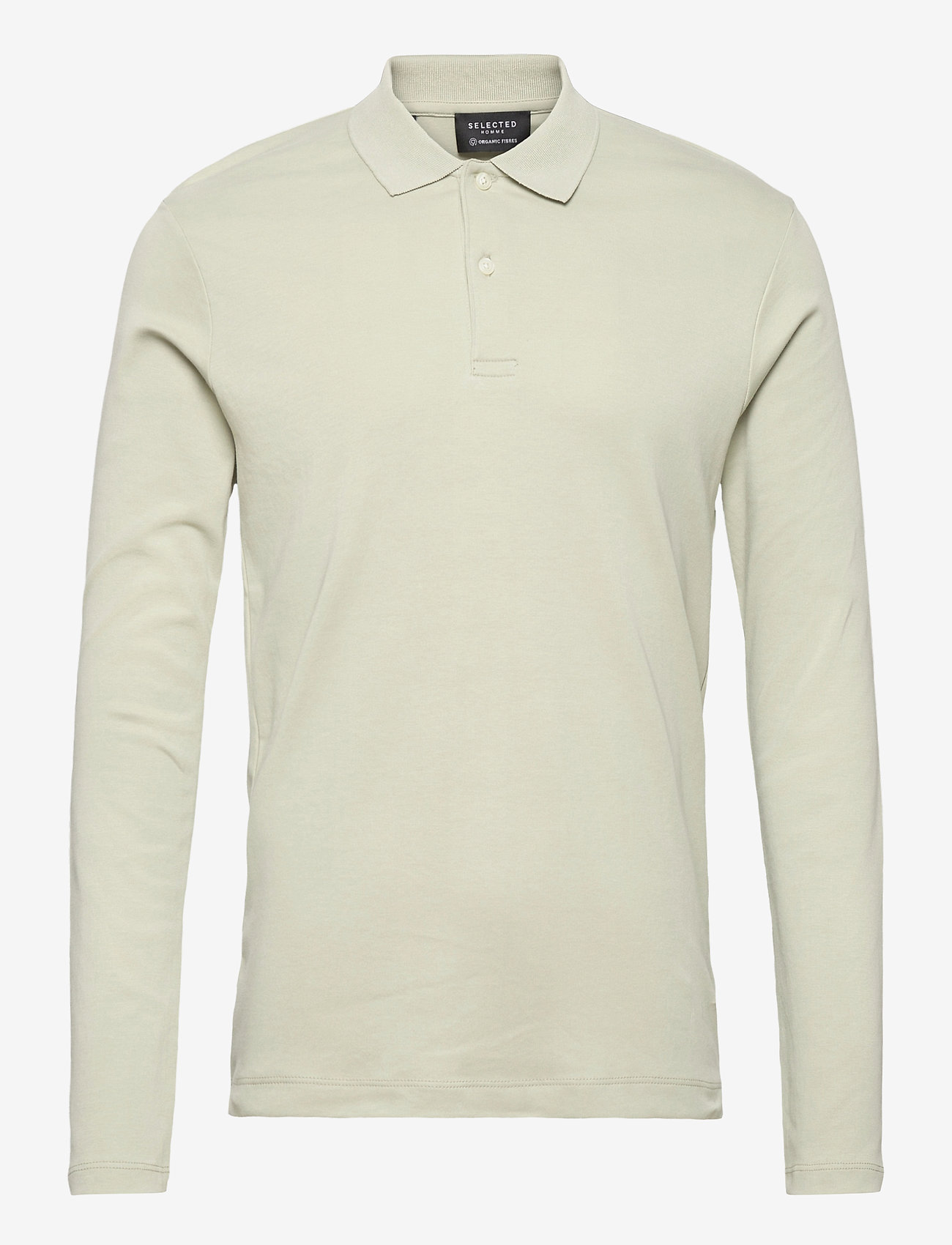 Selected Homme - SLHPARIS LS POLO B - desert sage - 0