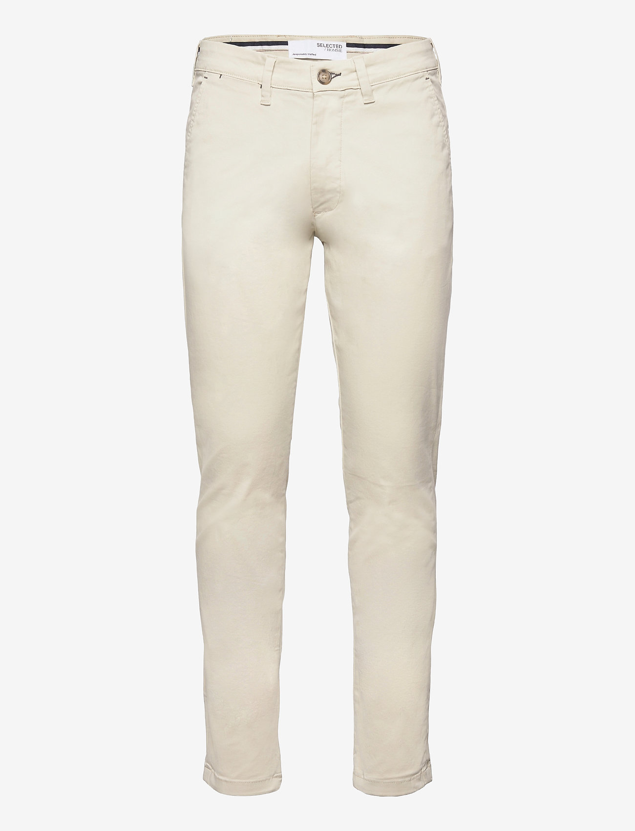 Selected Homme - SLHSLIM-MILES FLEX CHINO PANTS W NOOS - moonstruck - 0
