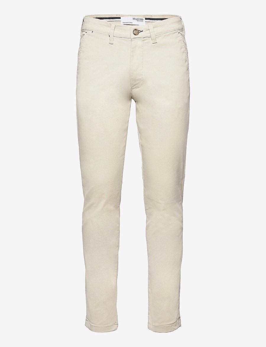 Selected Homme - SLHSLIM-MILES FLEX CHINO PANTS W NOOS - moonstruck - 0