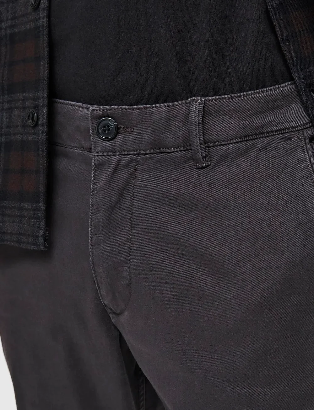 Selected - SLHSTRAIGHT-NEWPARIS FLEX PANTS W - chinos - phantom - 4
