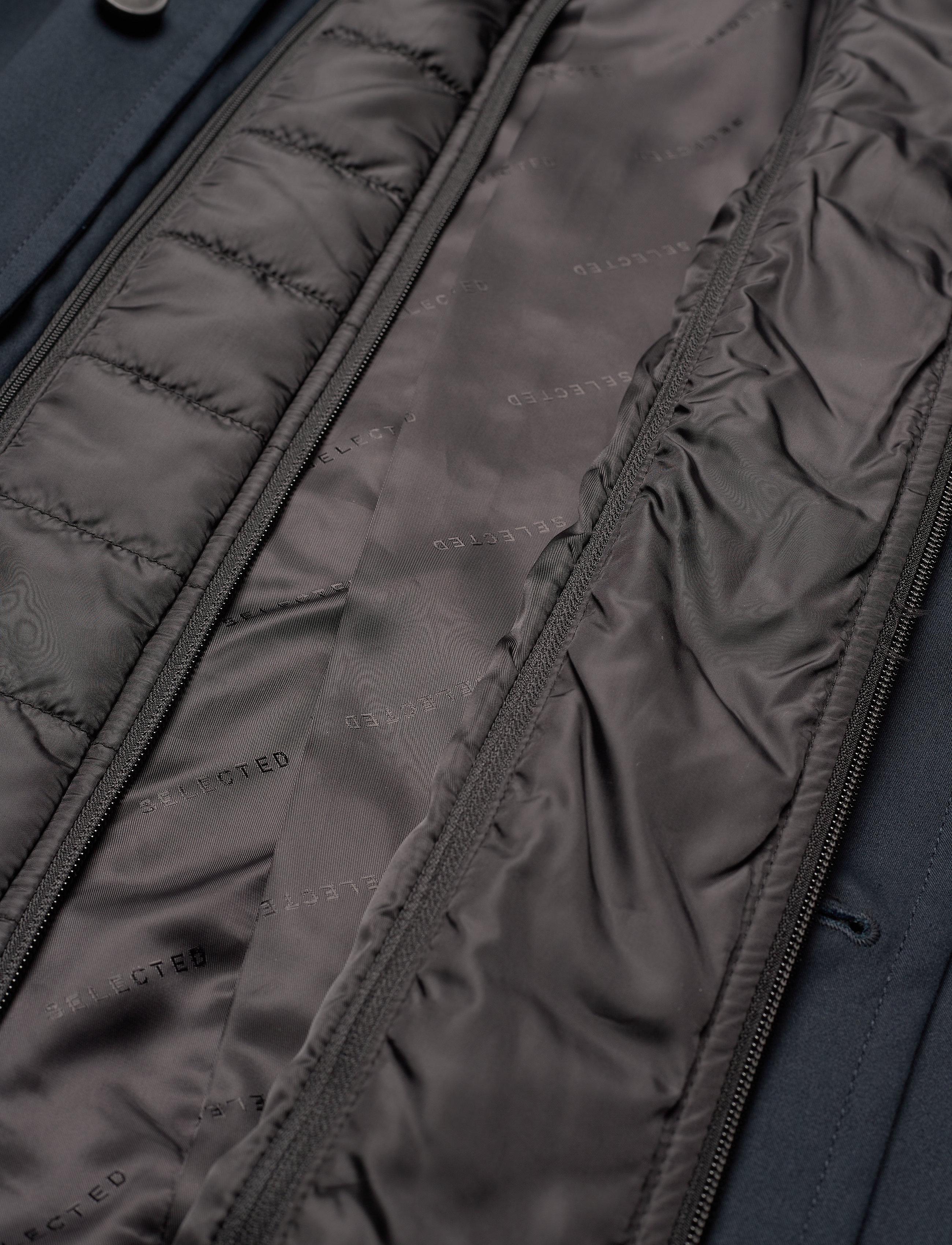 Selected Homme - SLHNOAH COTTON COAT B - sky captain - 4