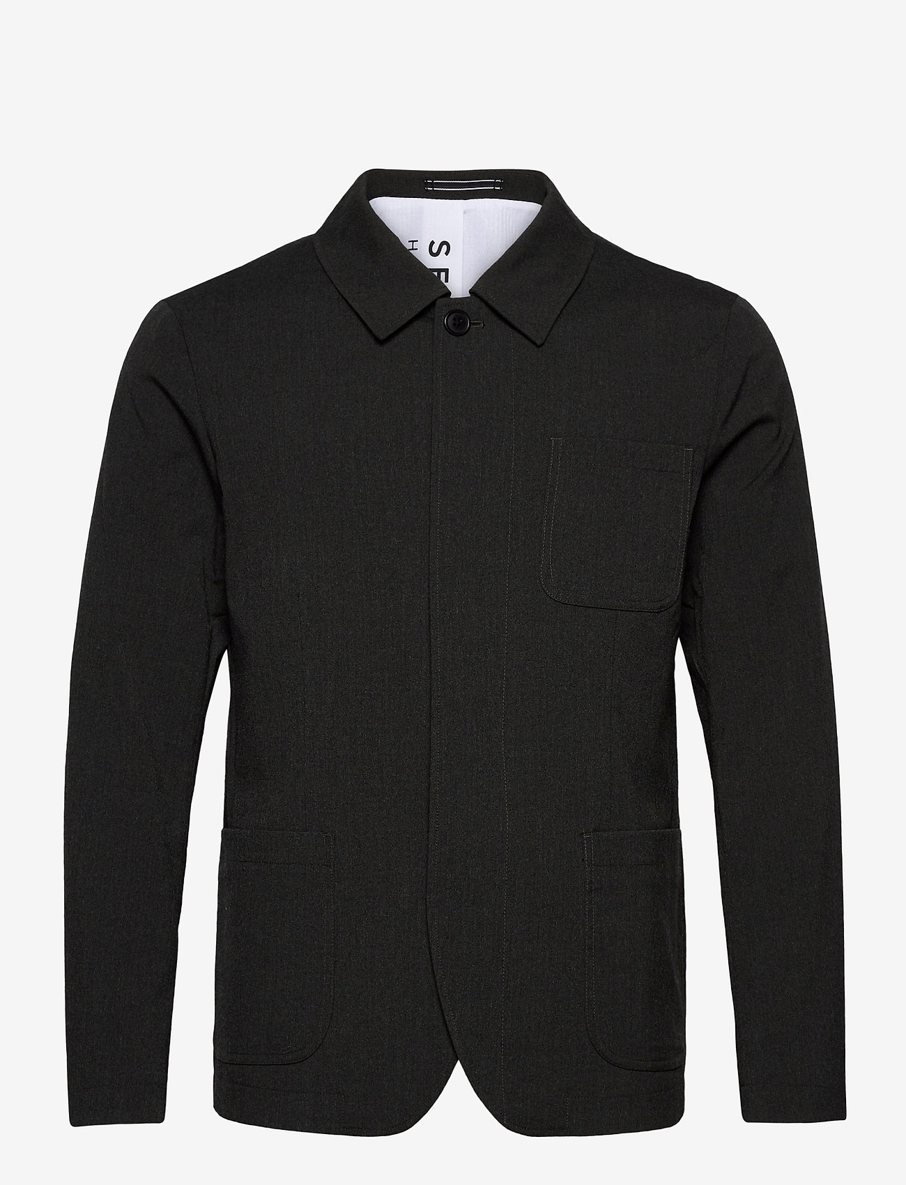 Selected Homme - SLHREG-JEFF HYBRID BLZ B - dark grey melange - 0