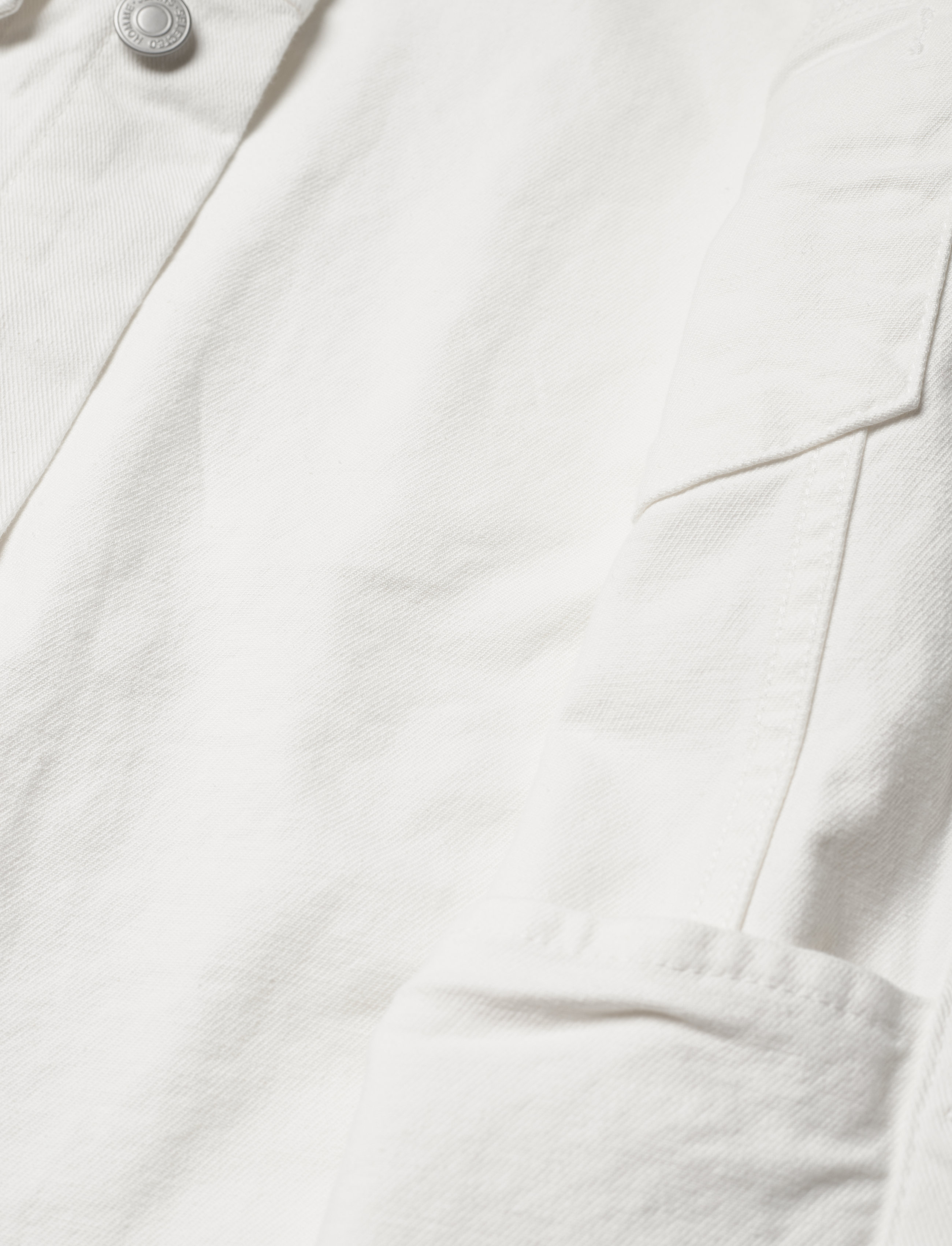 Selected Homme - SLHJEPPE 6221 OP WHITE ST DENIM JACKET W - white denim - 5
