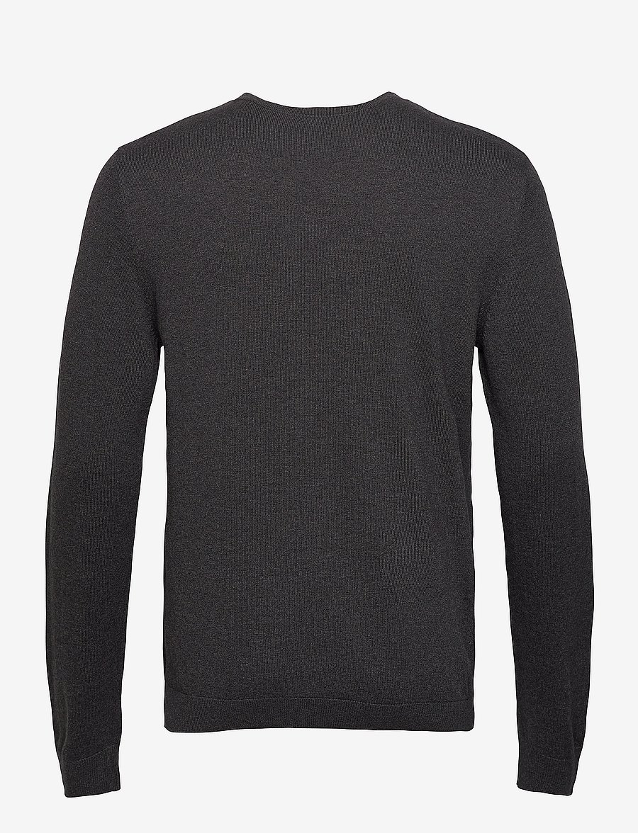 Selected - SLMBERG CREW NECK NOOS - rundhals - antracit - 2