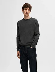 Selected Homme - SLHBERG CREW NECK NOOS - basic knitwear - antracit - 4