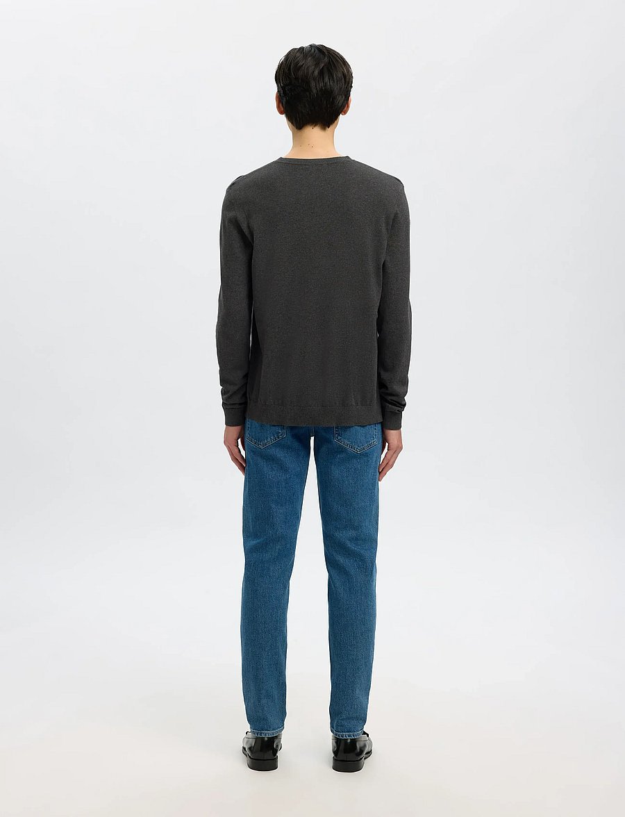 Selected - SLMBERG CREW NECK NOOS - rundhals - antracit - 3